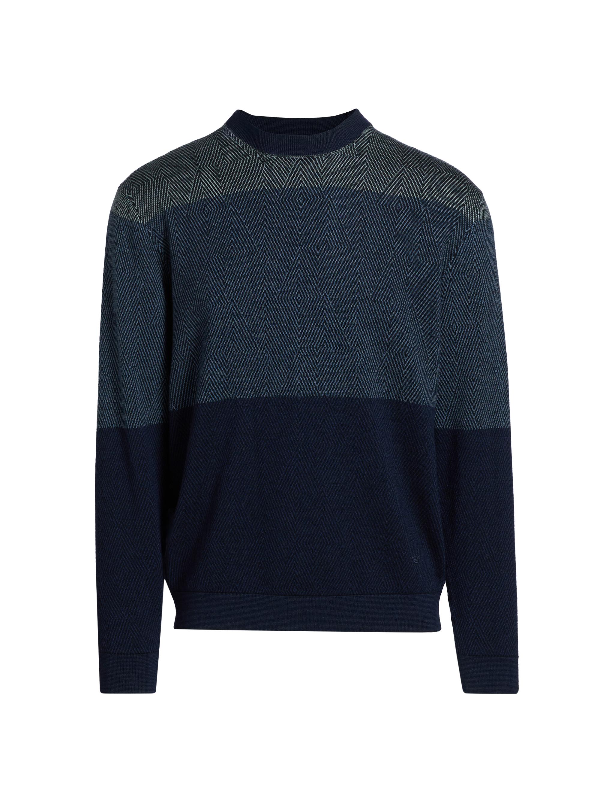 Emporio Armani Textured Wool Knit Half-Zip Polo Sweater | Saks