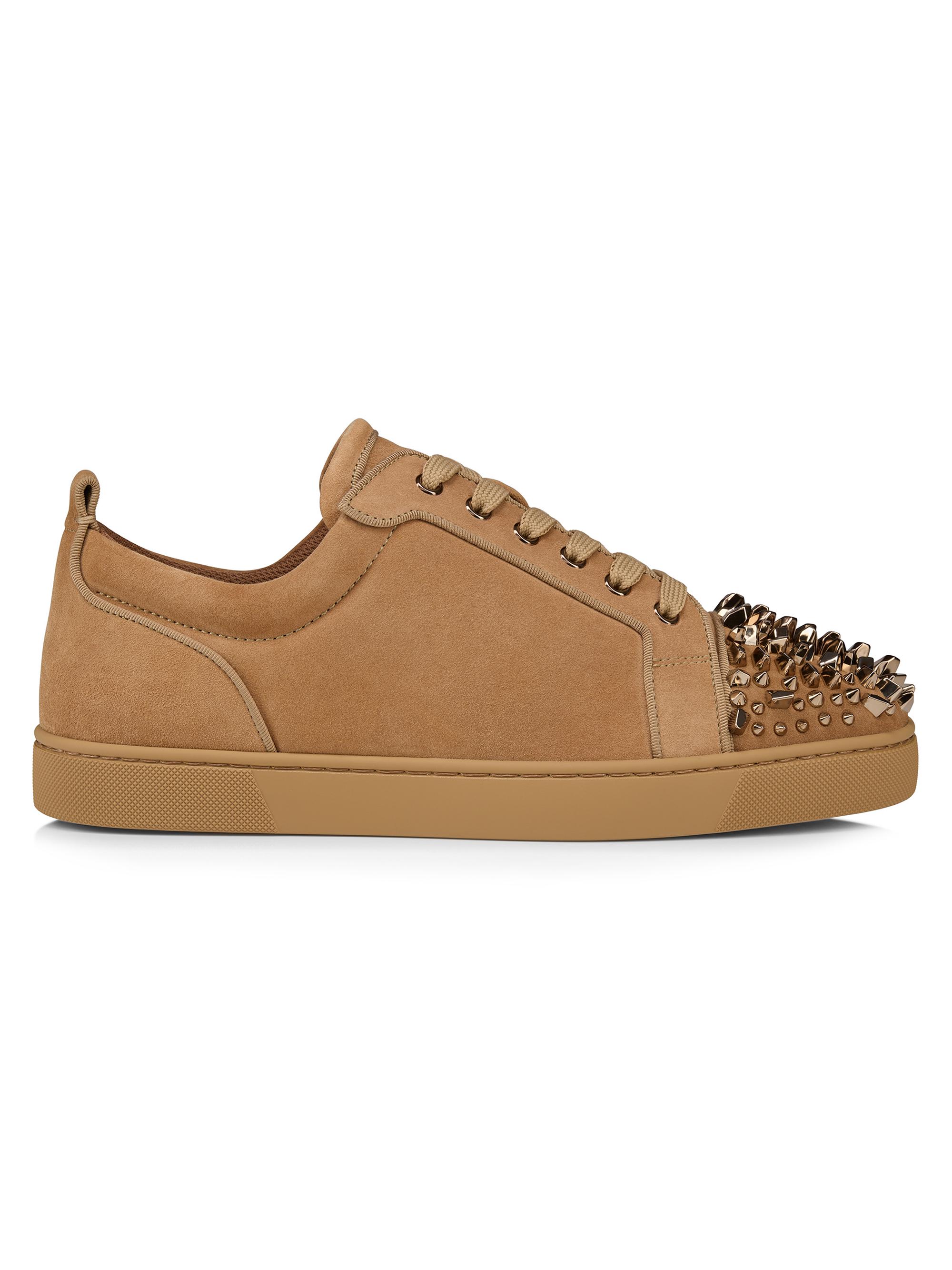 Christian Louboutin Men's Louis Junior P Riptilis Sneakers - Lionne