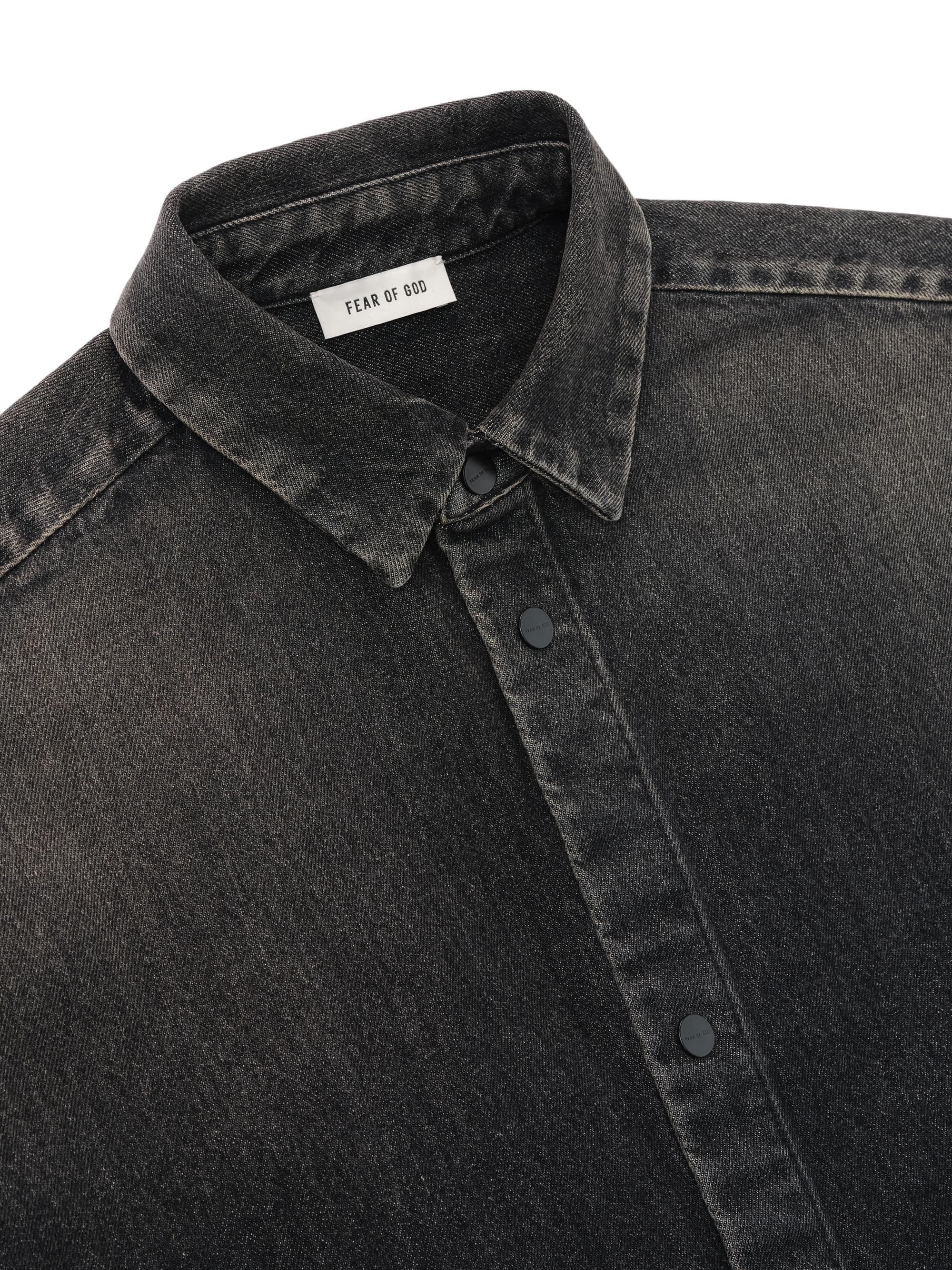Fear of God Snap-Front Denim Overshirt | Saks Fifth Avenue