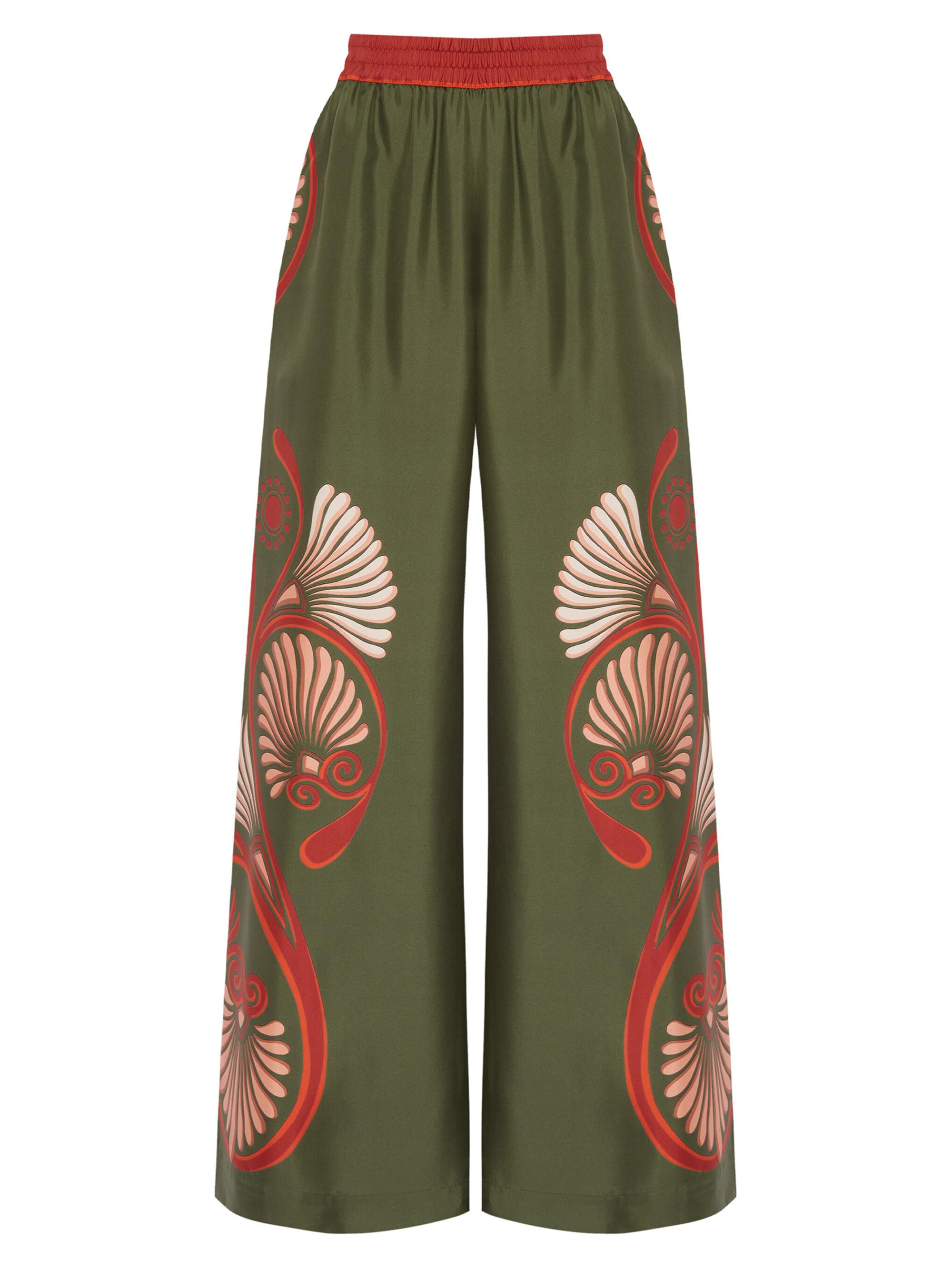 La DoubleJ Women's Palazzo Pants - Dark Green