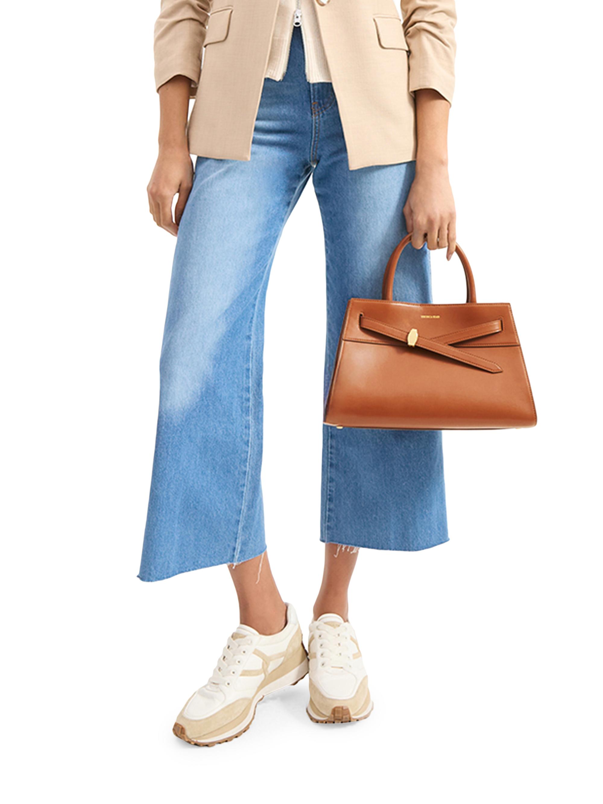 ◆タチカワ◆バーチカルブランド◆W430×H197◆O-2509BL6◆ Veronica Beard Dash Leather Top Handle Bag | Saks Fifth Avenue