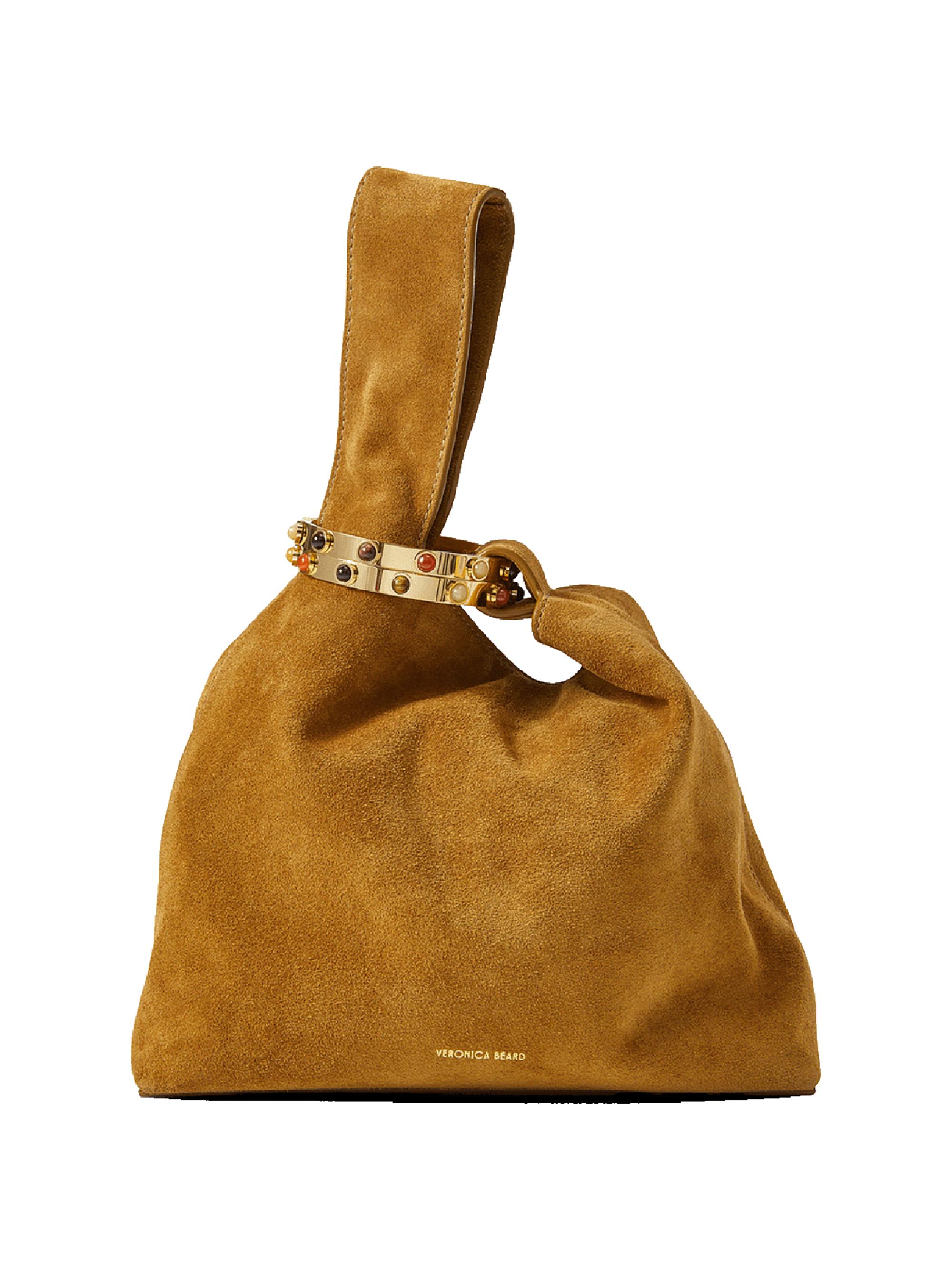 Veronica Beard Women's Suede Top Handle Bag - Acorn