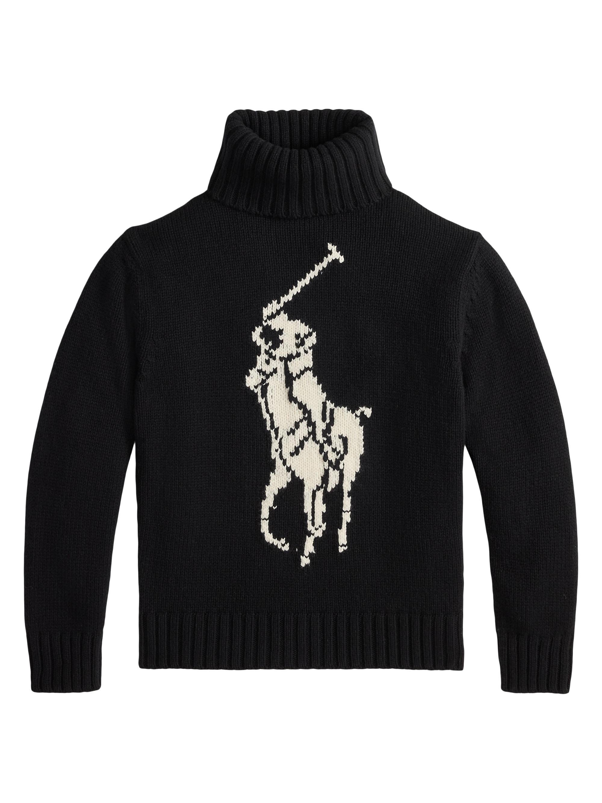 トップス Polo Ralph Lauren Big Pony black Ralph Lauren Big Pony Wool Turtleneck Sweater | Bloomingdale's