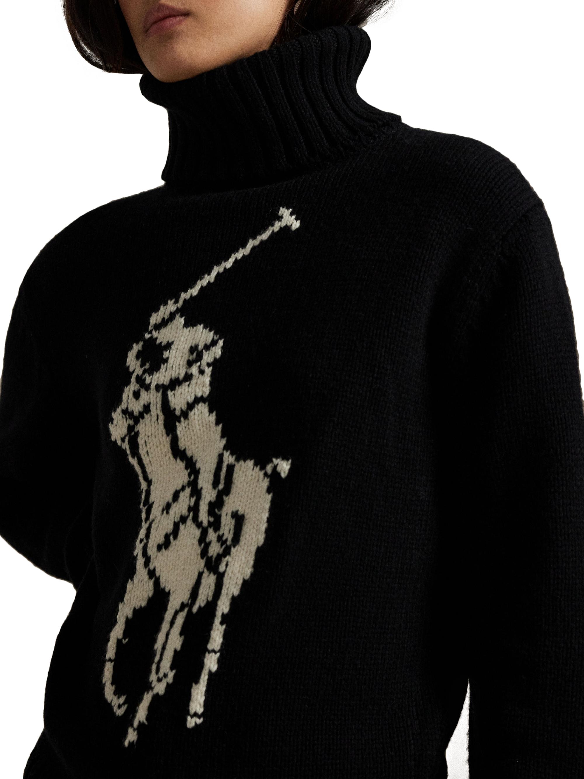Polo Ralph Lauren Wool Pony Turtleneck Sweater | Saks Fifth Avenue