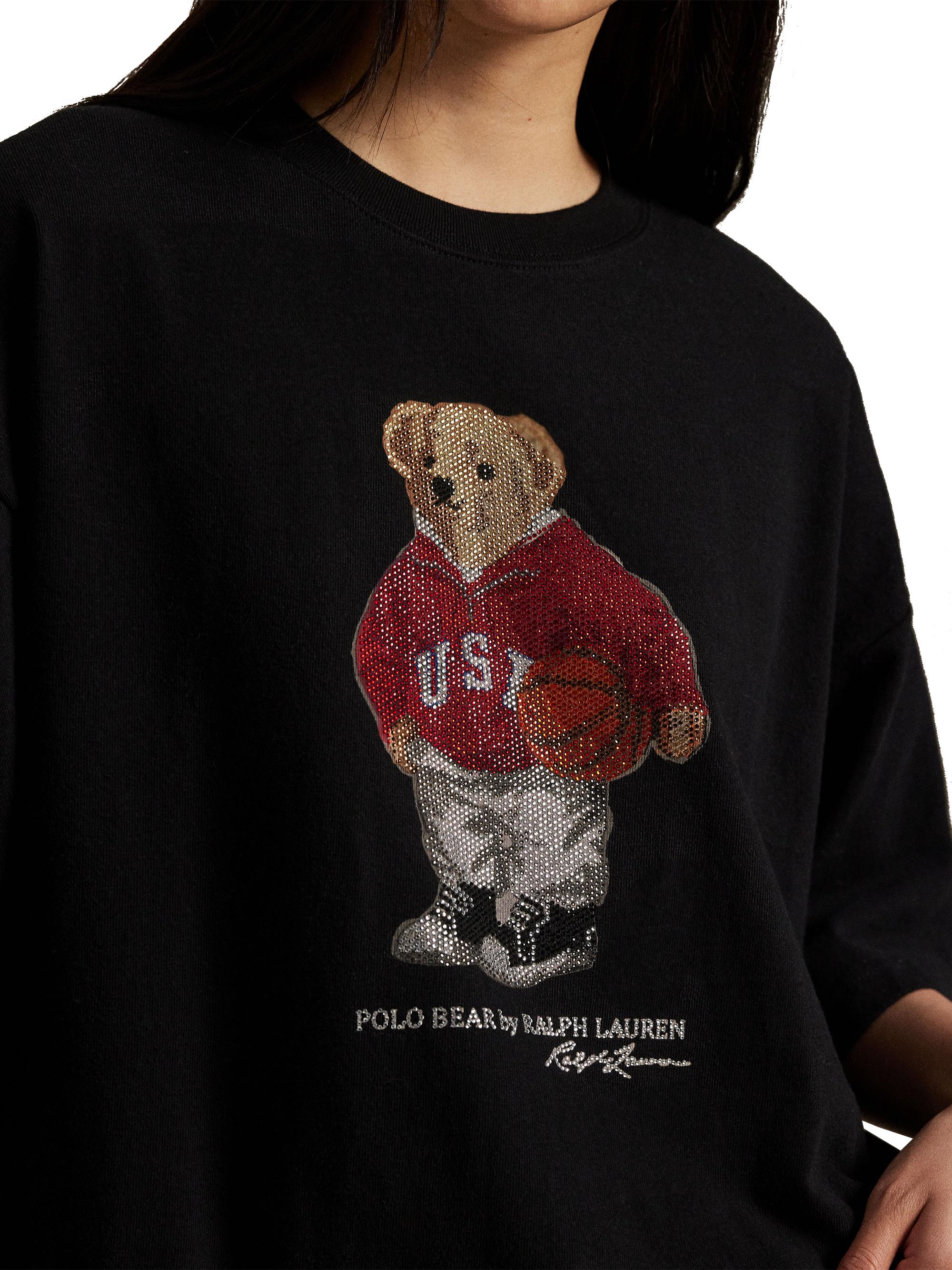 Polo Ralph Lauren Beaded Basketball Polo Bear T-Shirt | Saks Fifth