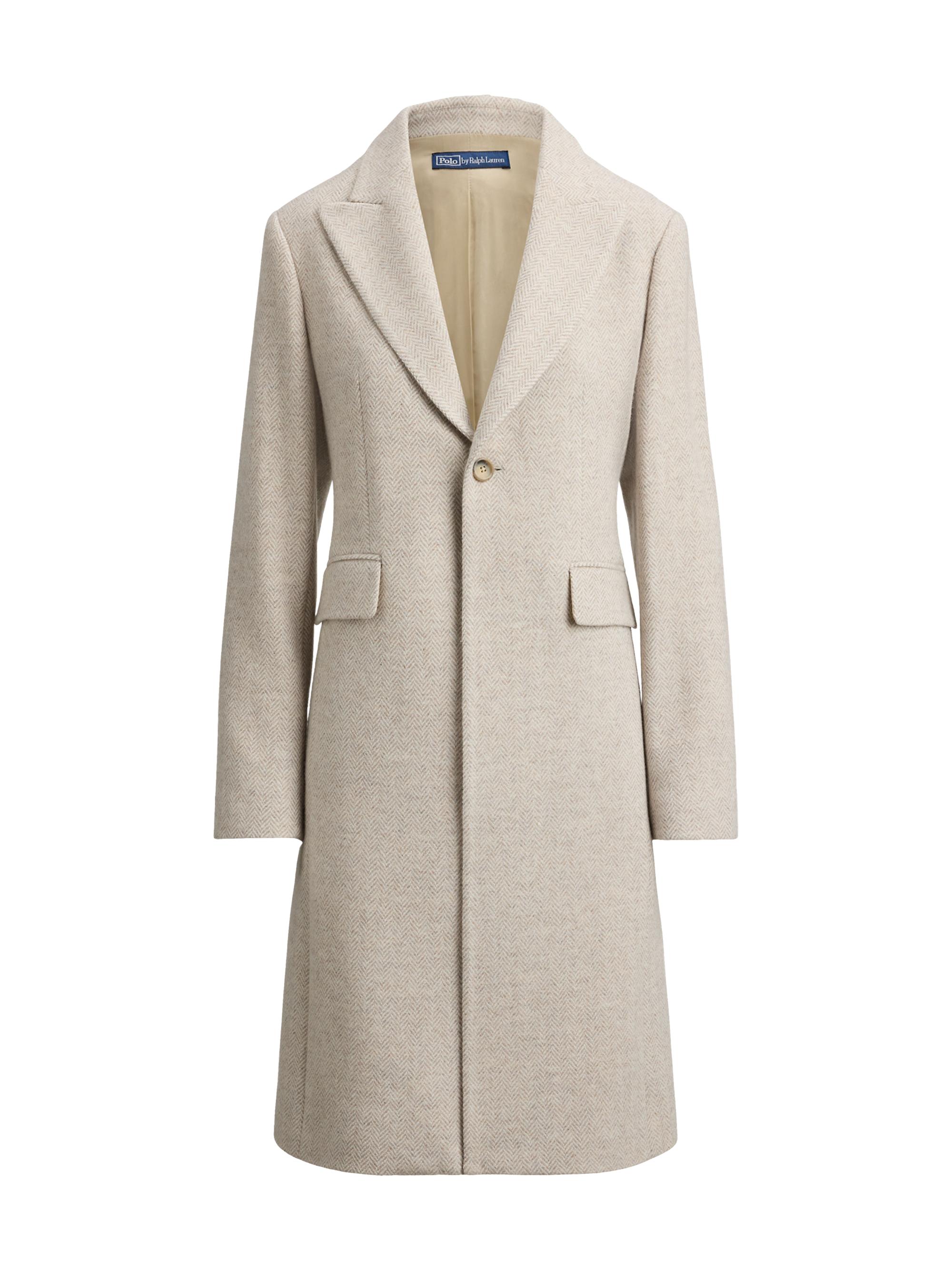 【Her lip to】Herringbone Wool-Blend Coat Herringbone Wool-Blend Classic Coat（チェスターコート）｜Her