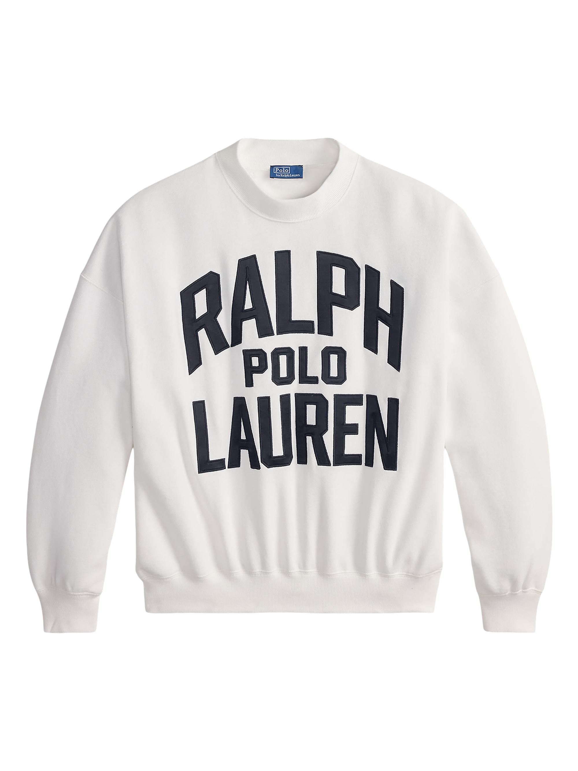 Polo Ralph Lauren Women's Vintage Fleece Logo Sweatshirt - White