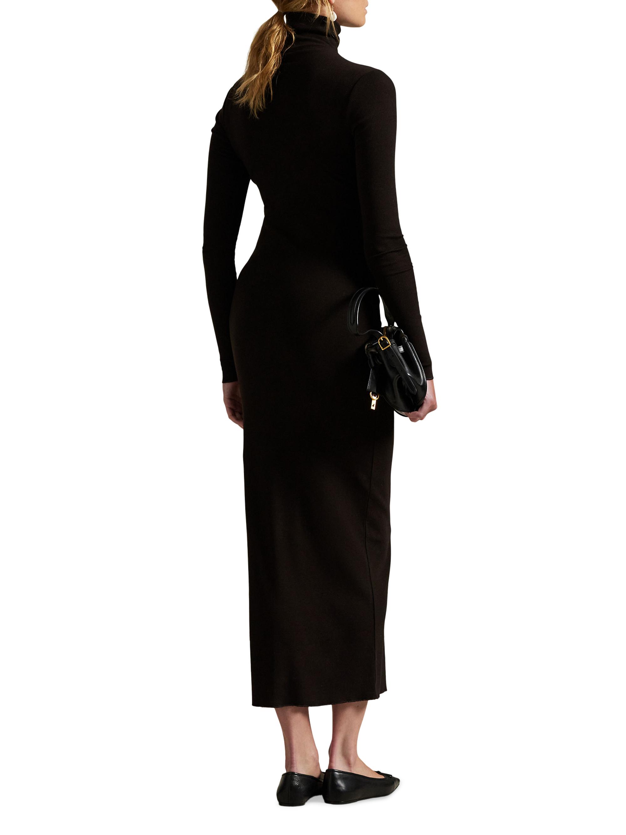 Polo Ralph Lauren Knit Turtleneck Midi-Dress | Saks Fifth Avenue