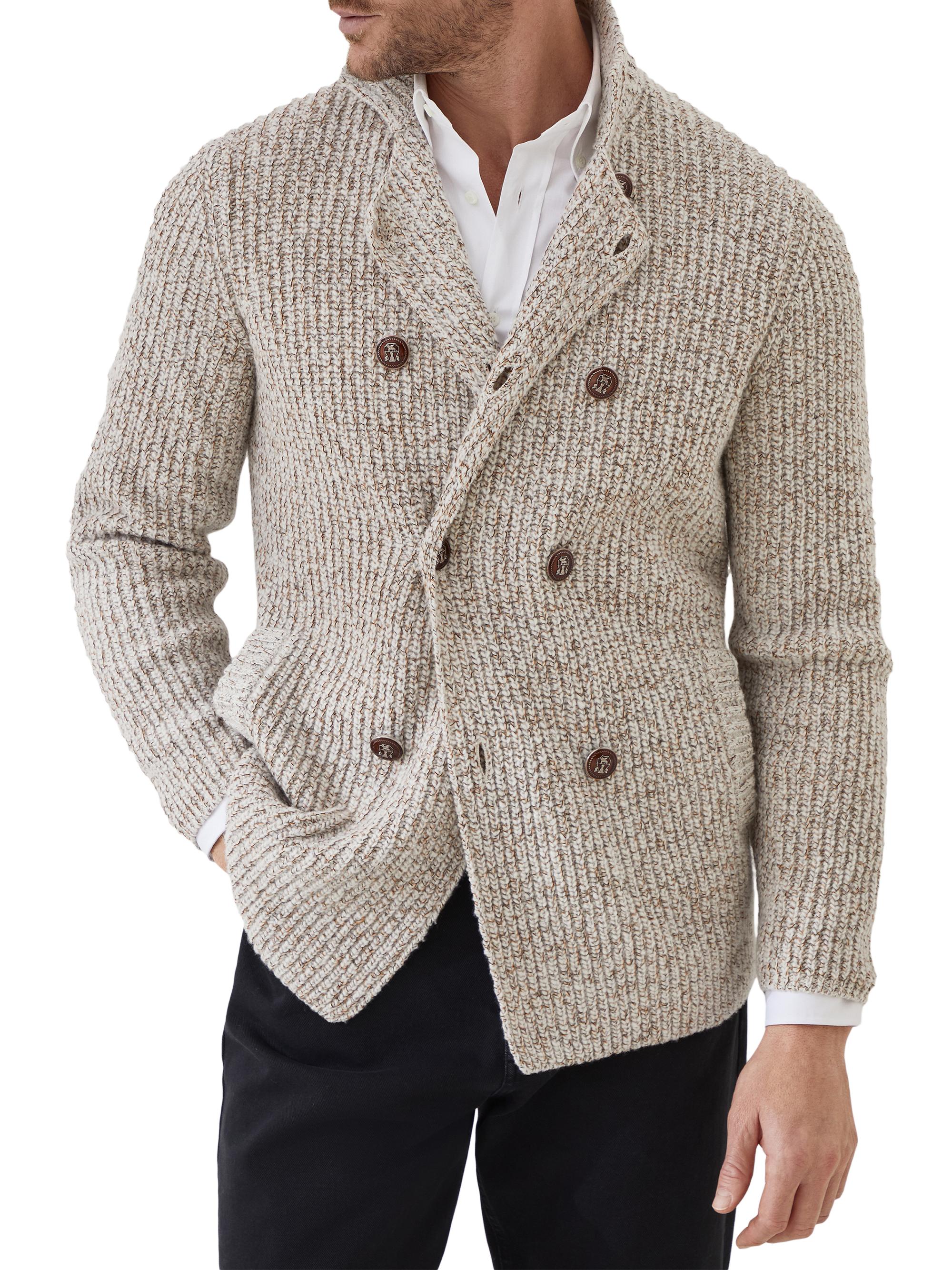 Brunello Cucinelli Half English Rib One and a Half Breasted
