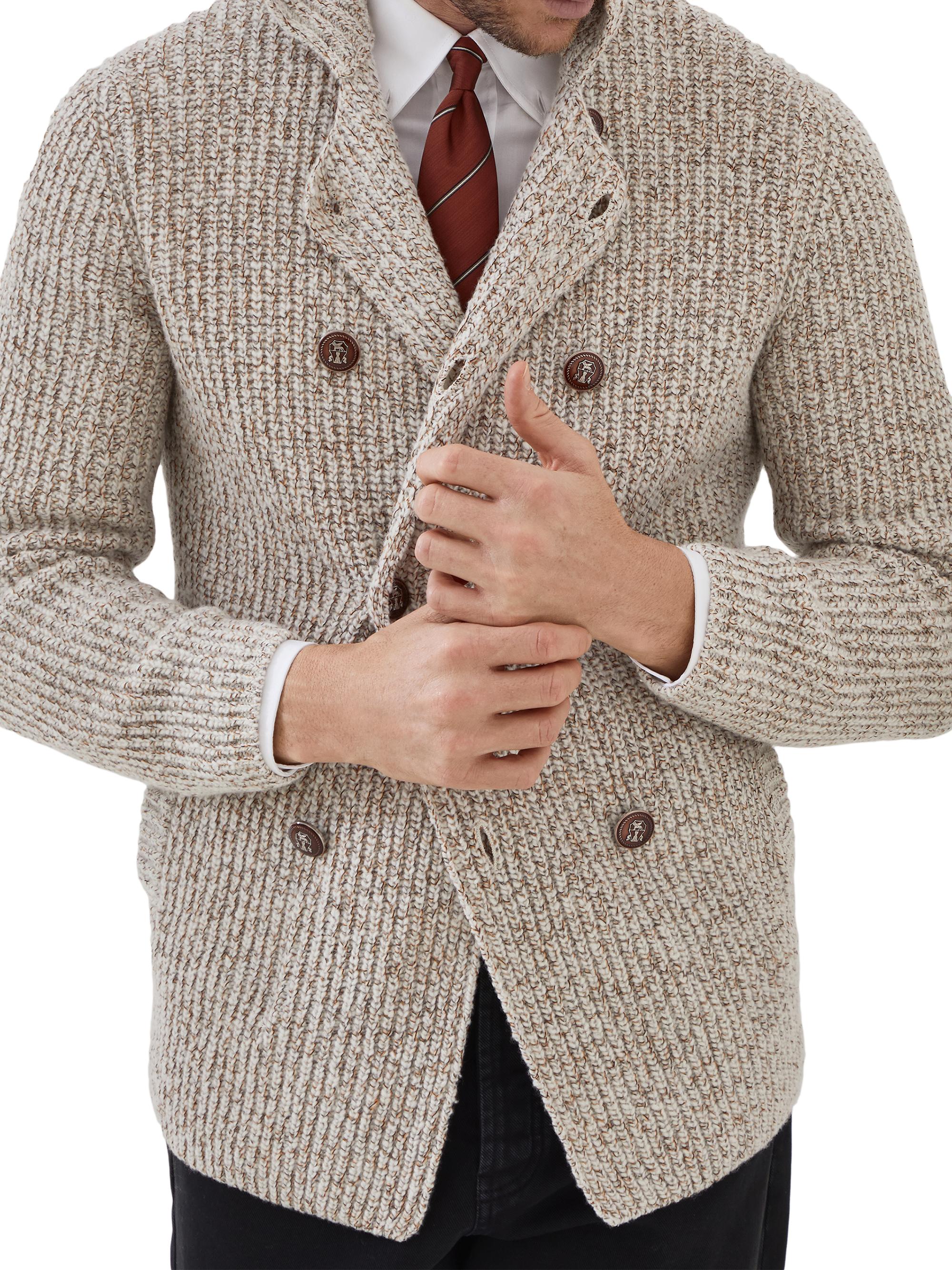Brunello Cucinelli Half English Rib One and a Half Breasted
