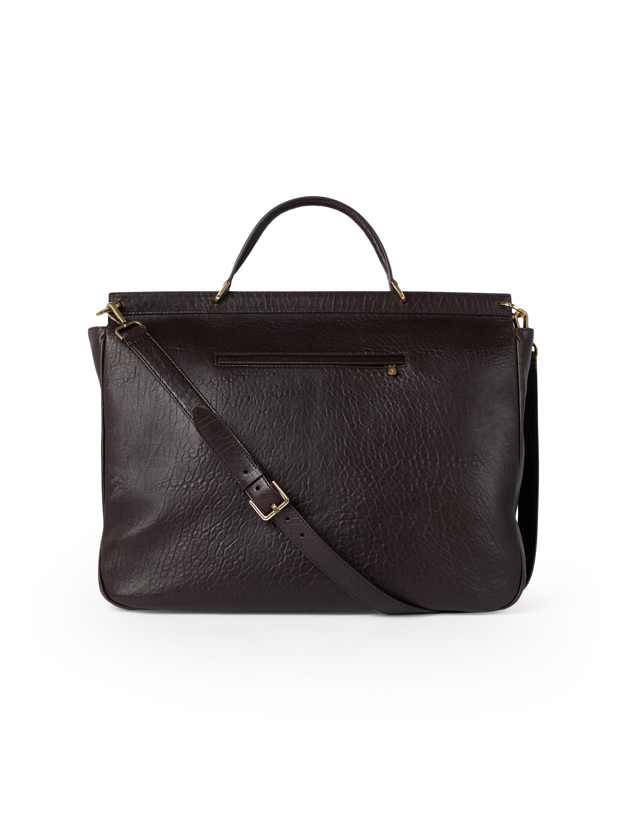 Brunello Cucinelli Textured Grain Calfskin Casual Briefcase | Saks