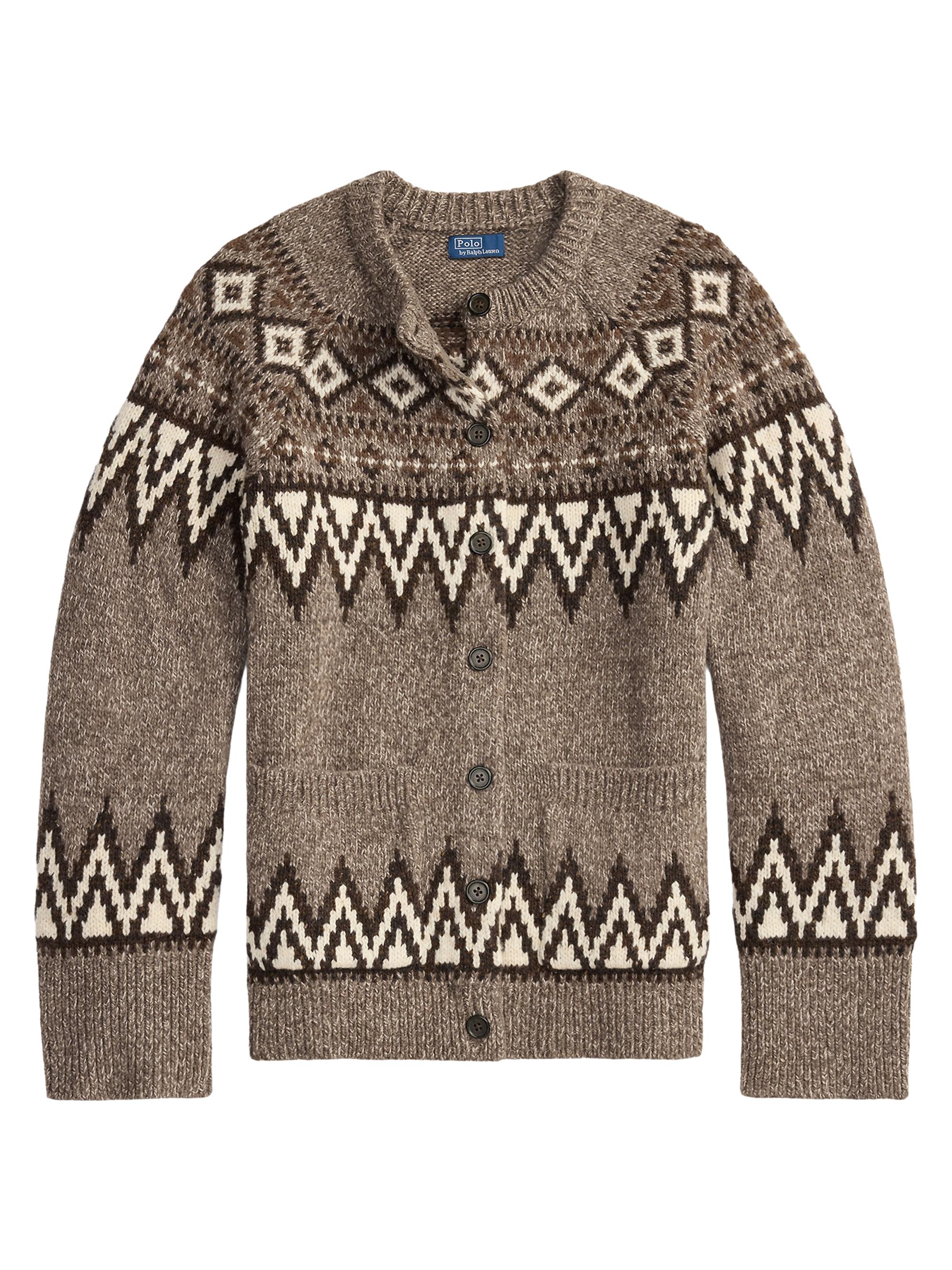 Polo Ralph Lauren Fair Isle-Inspired Wool-Blend Cardigan | Saks