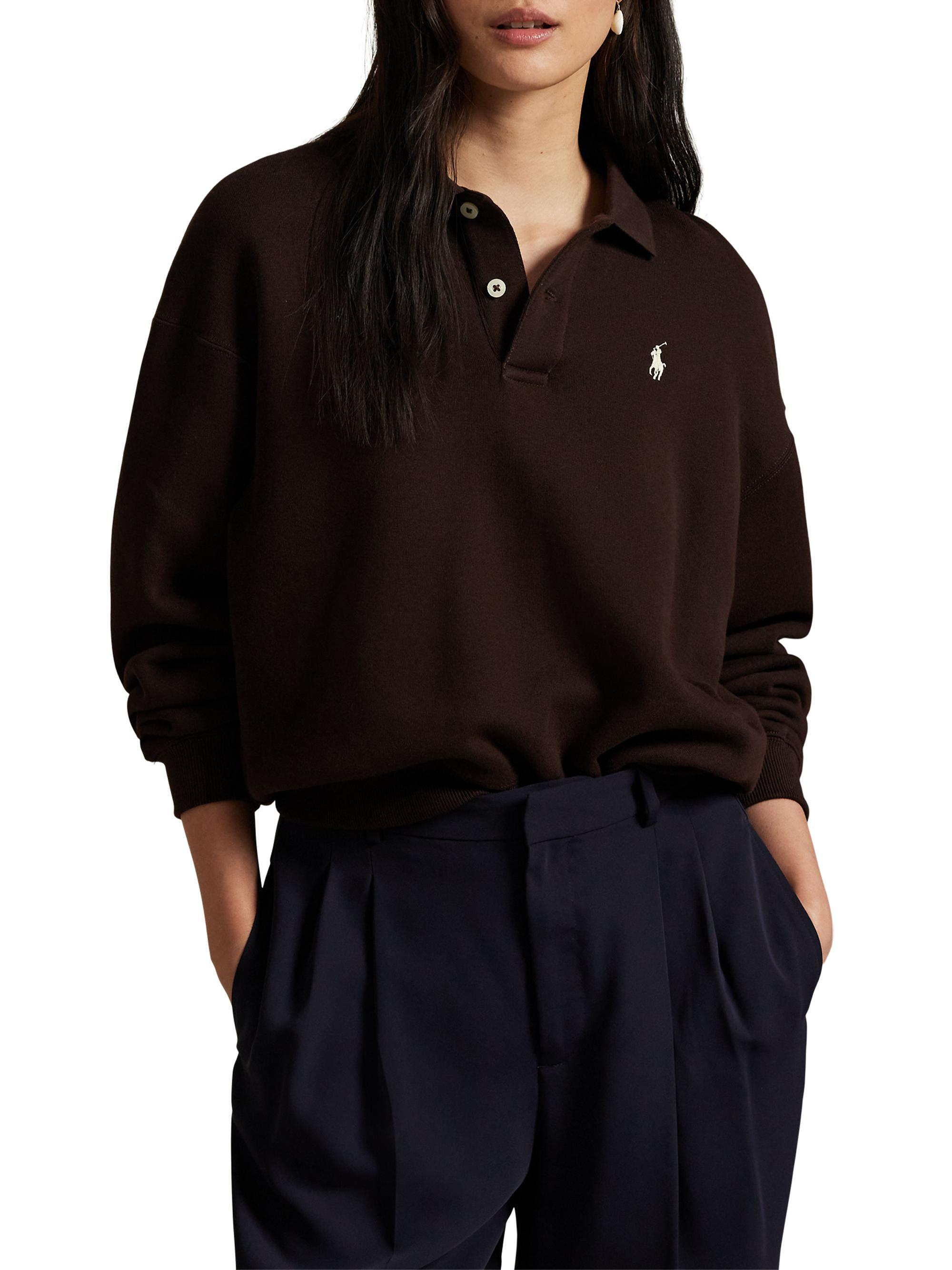 Polo Ralph Lauren Women's Arctic Fleece Polo Sweater - Northwest Pine