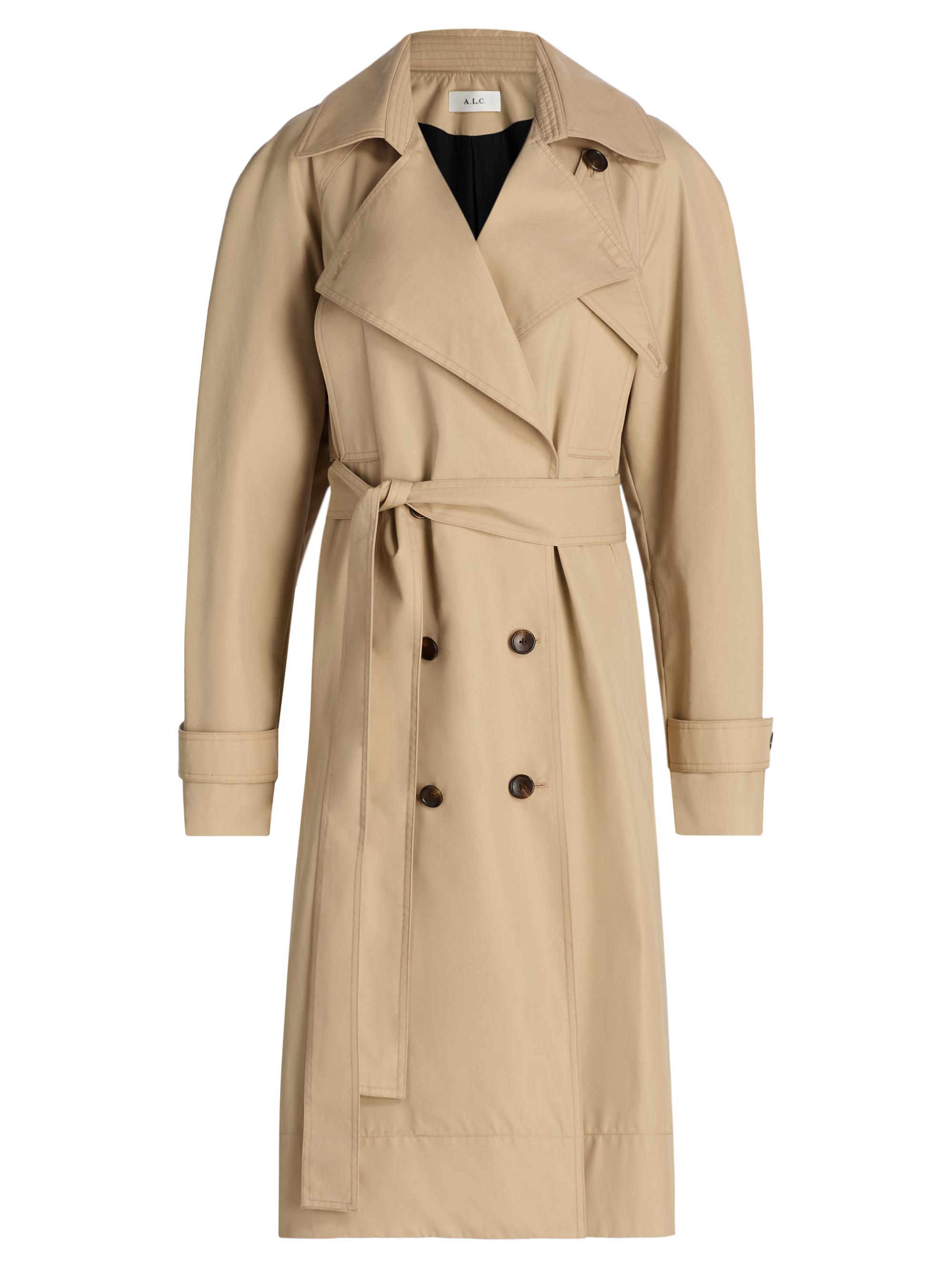 Balmain Tailored Belted Trench Coat | Saks Fifth Avenue
