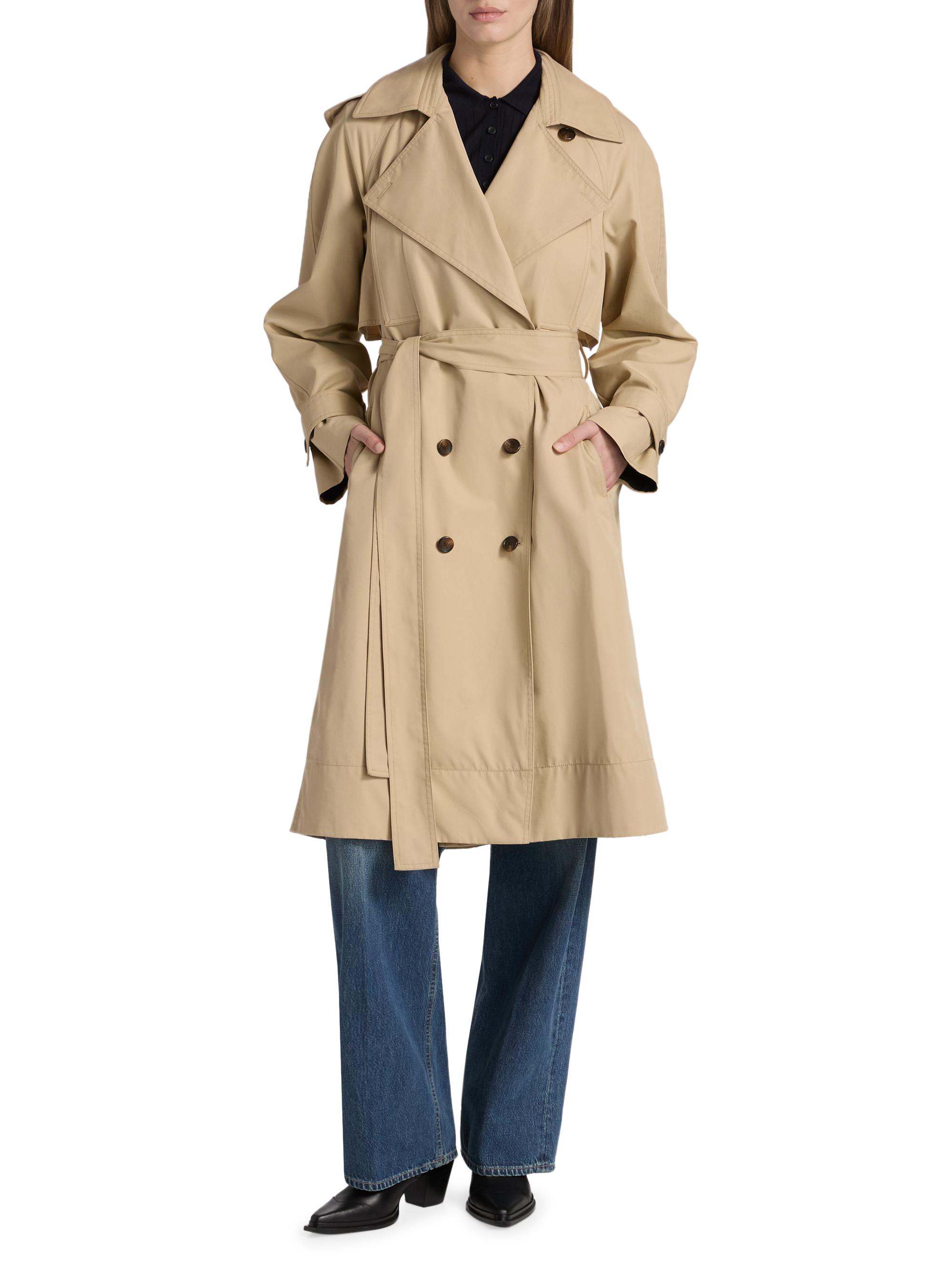 A.L.C. Asher Oversized Belted Trench Coat | Saks Fifth Avenue