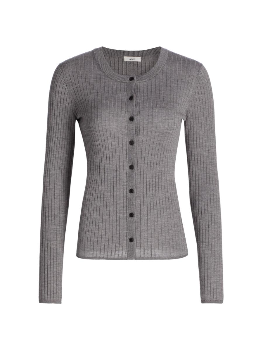 A.l.c Women's Fisher Wool Cardigan In Gray