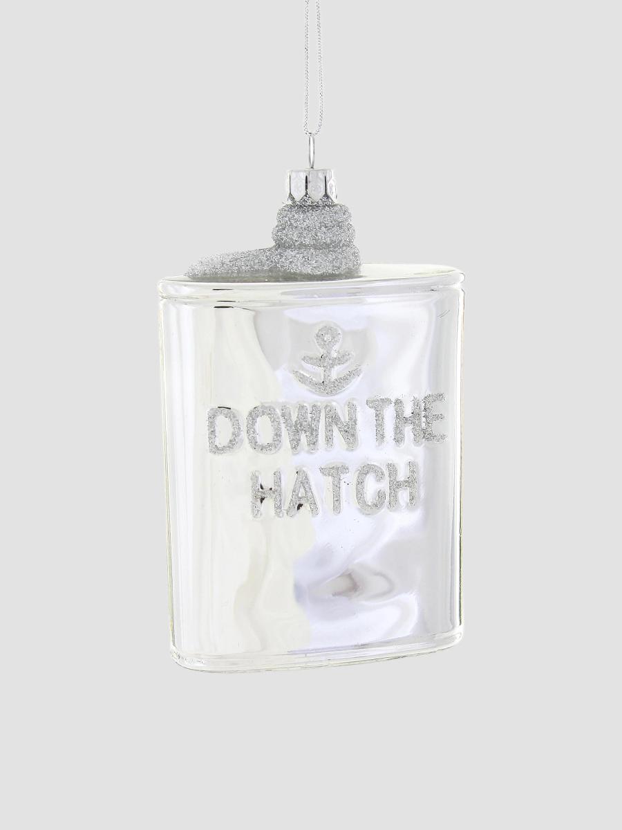 Cody Foster & Co Silver Flask Ornament | Saks Fifth Avenue