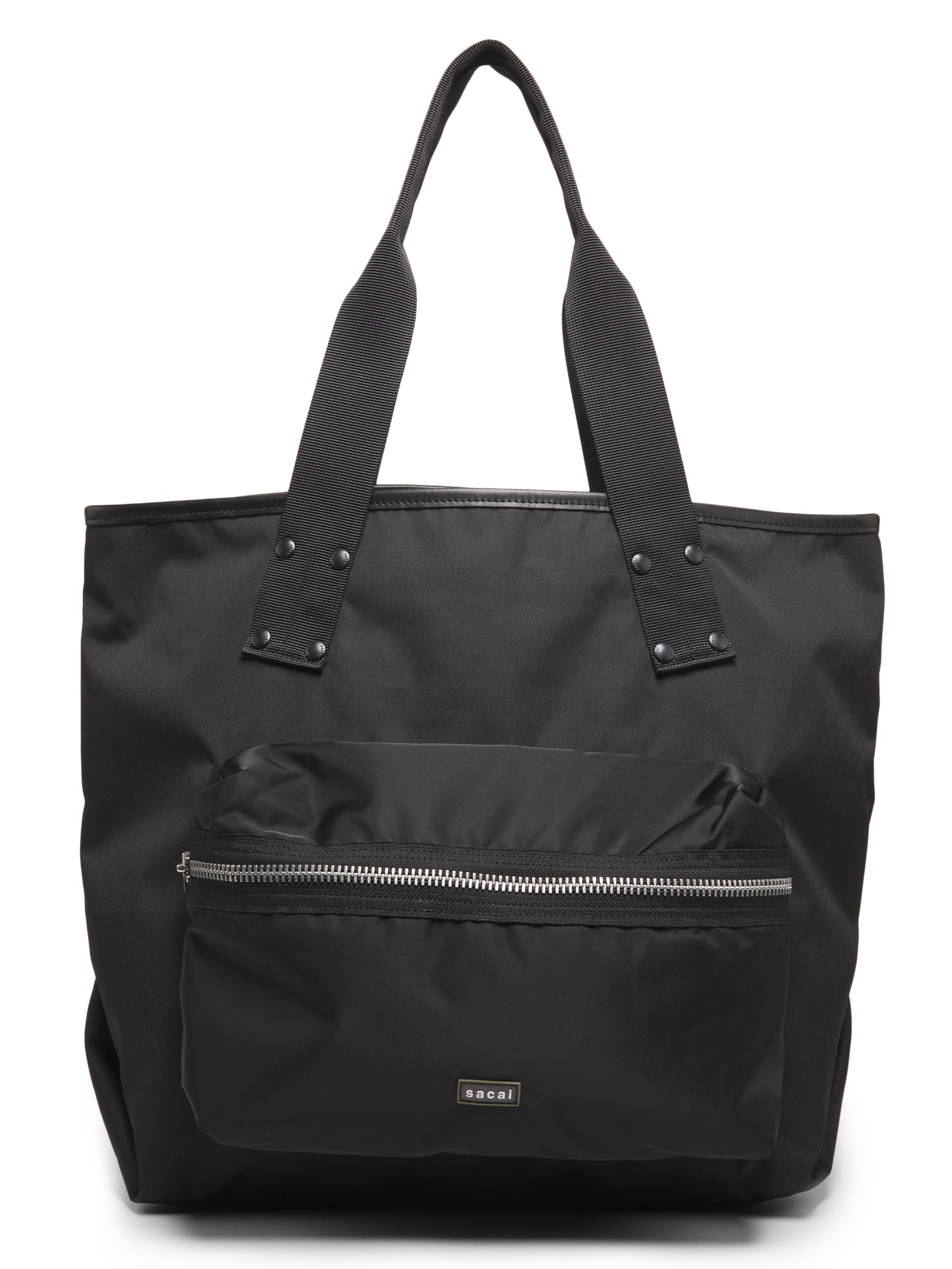 Sacai Men's  Pocket Tote Bag - Black