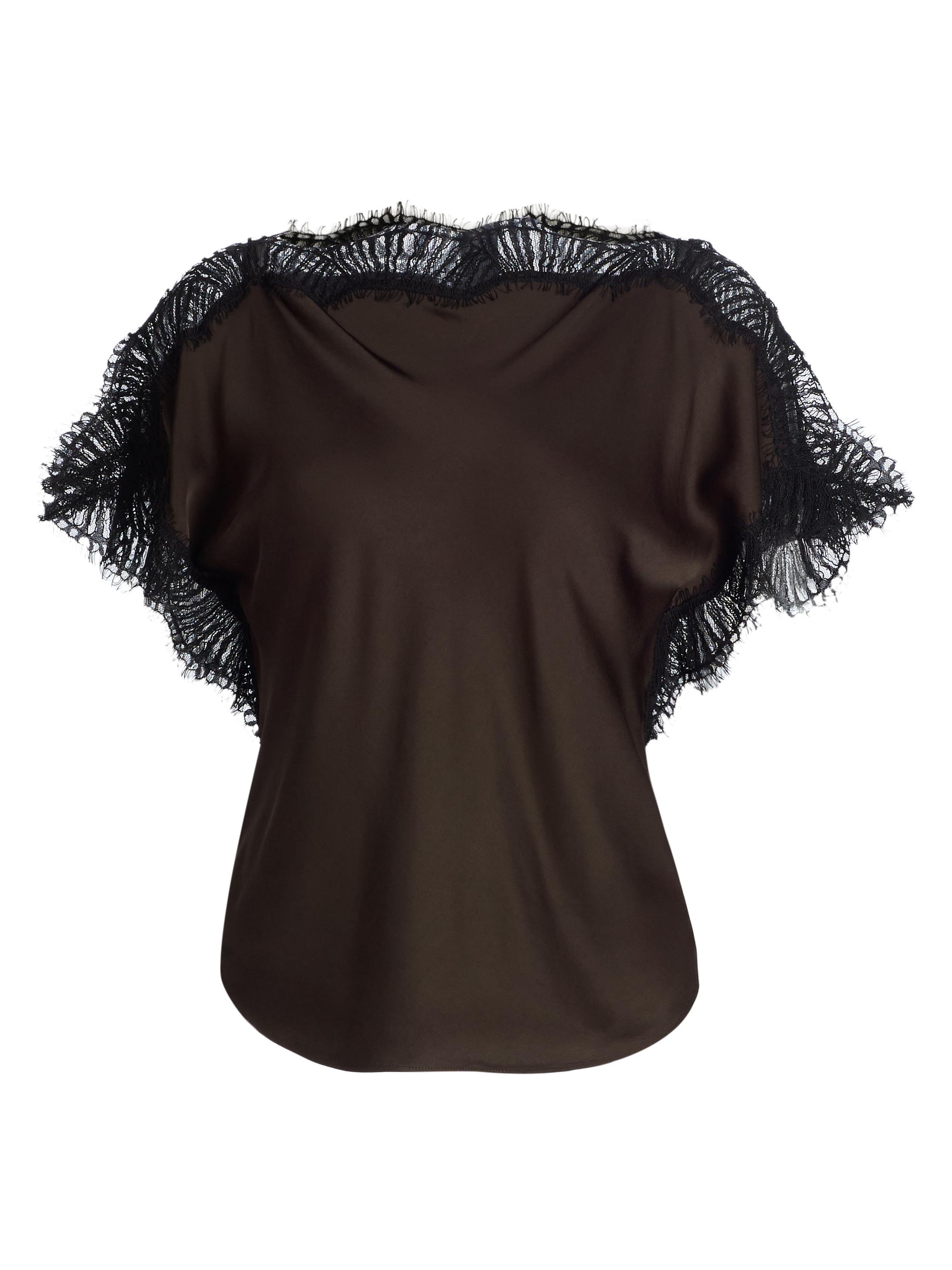 A.L.C. Luna Lace-Trim Top | Saks Fifth Avenue