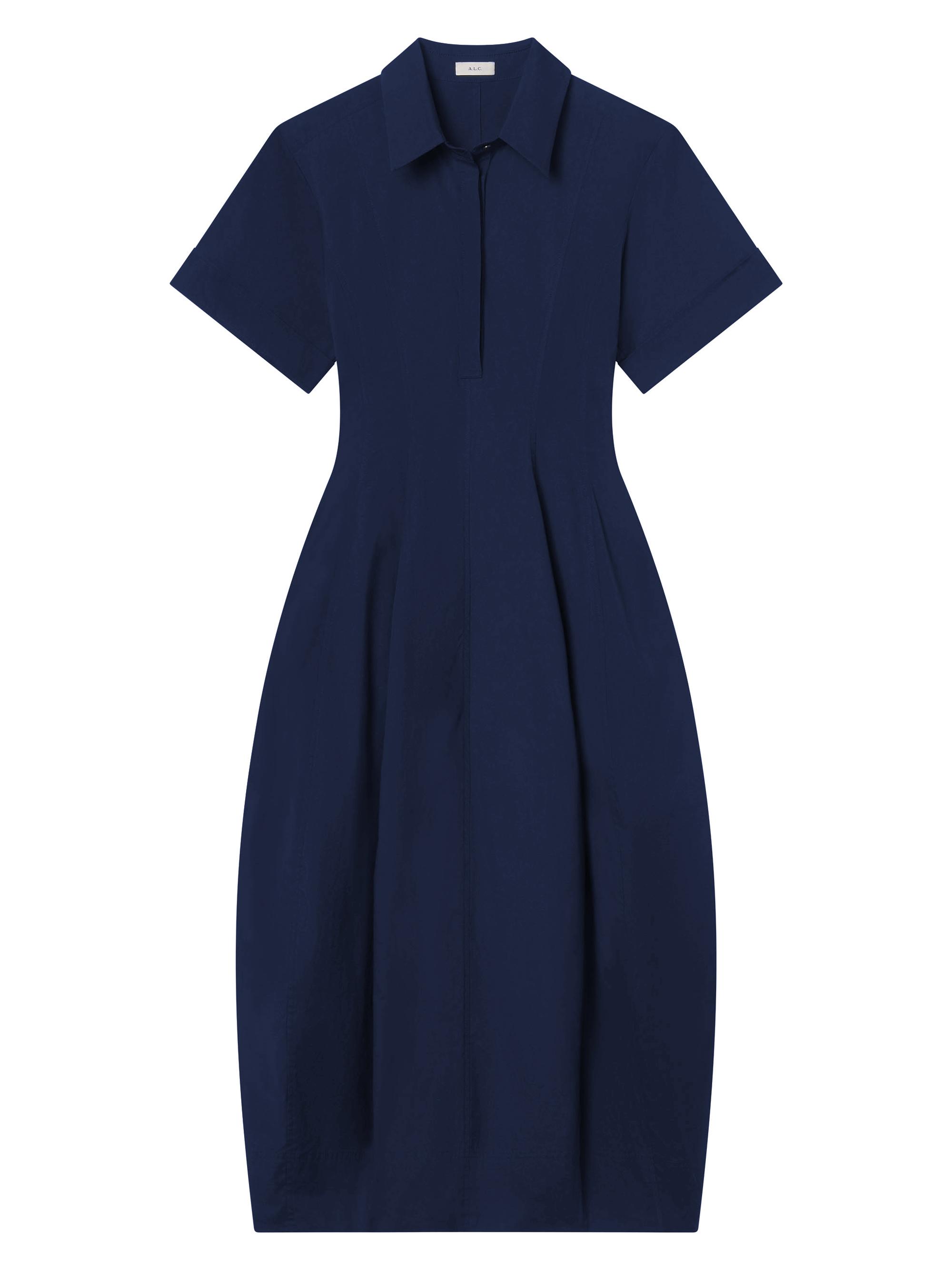 A.L.C. Women's Della Stretch-Pima Cotton Midi-Dress - Evening Blue