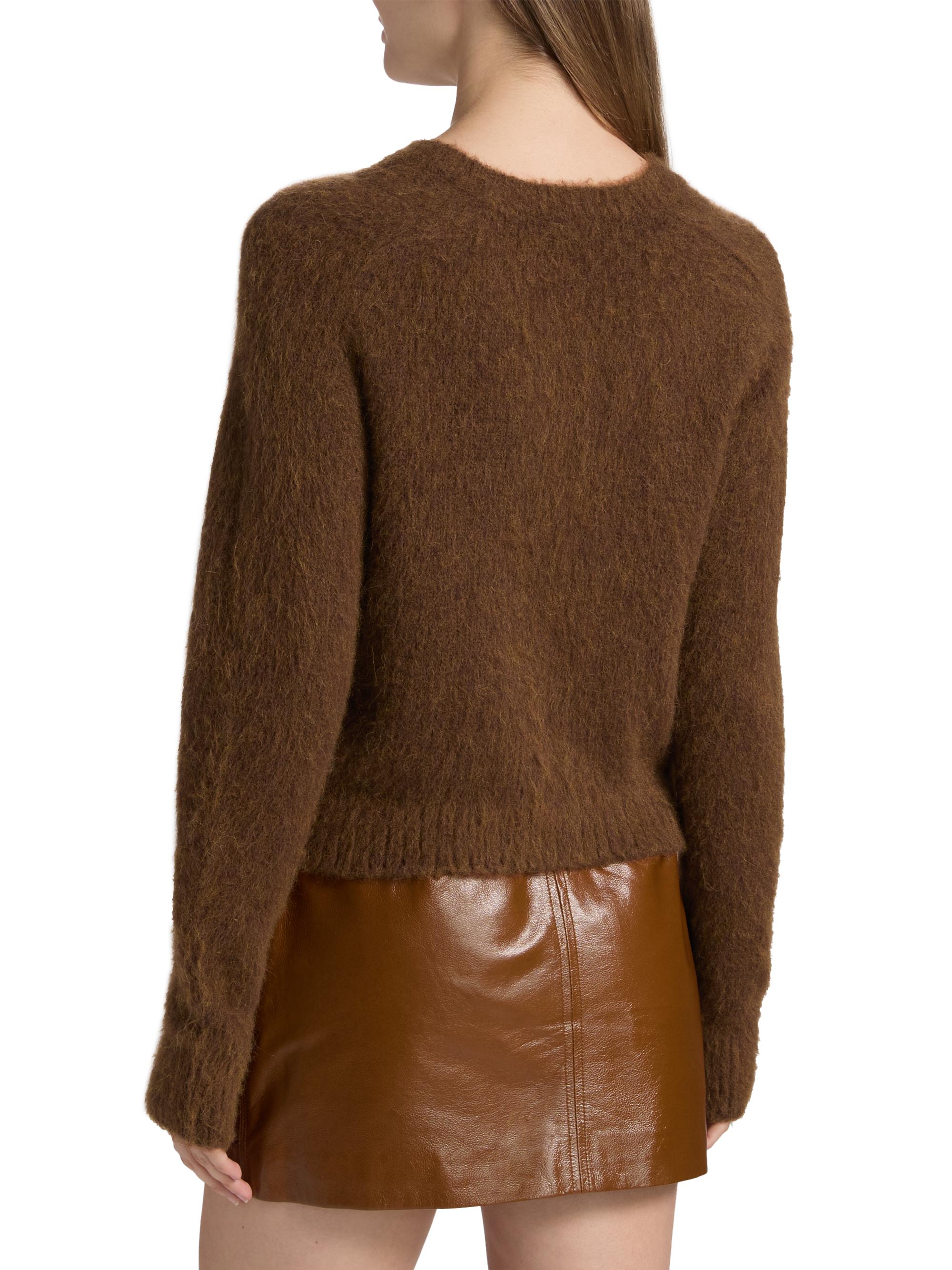 A.L.C. Lainie Brushed Alpaca-Blend Cardigan | Saks Fifth Avenue