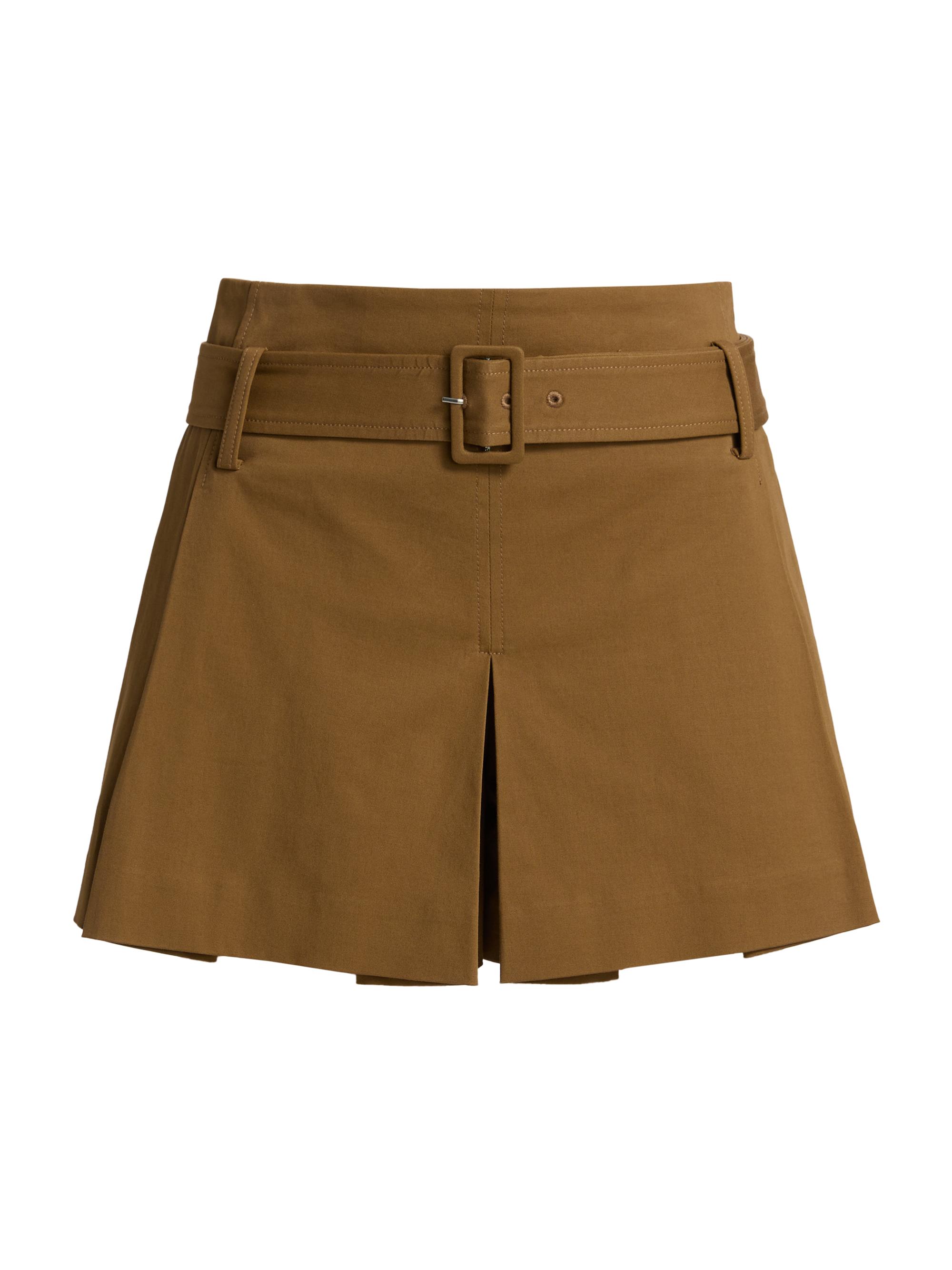 A.L.C. Women's Como Pleated Shorts - Saddle