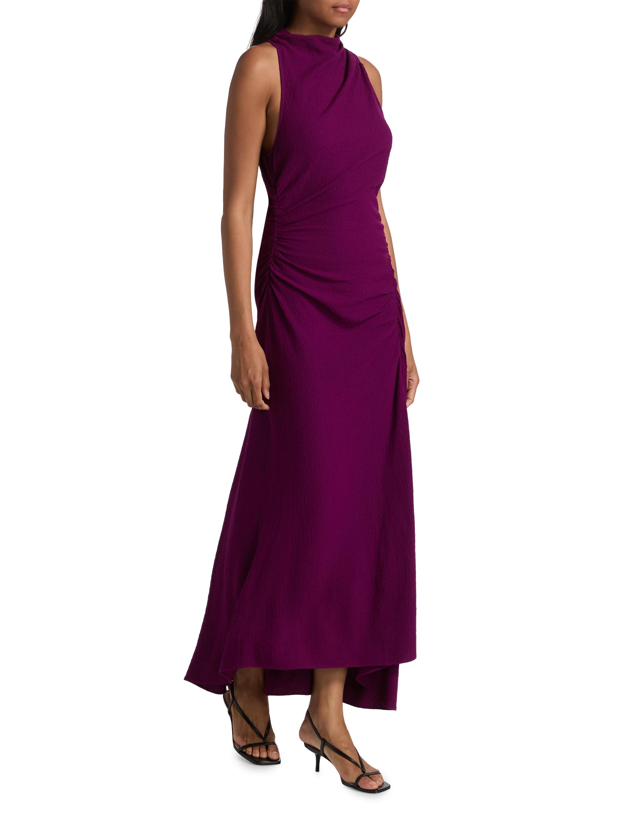 A.L.C. Inez Bias-Cut Draped Dress | Saks Fifth Avenue