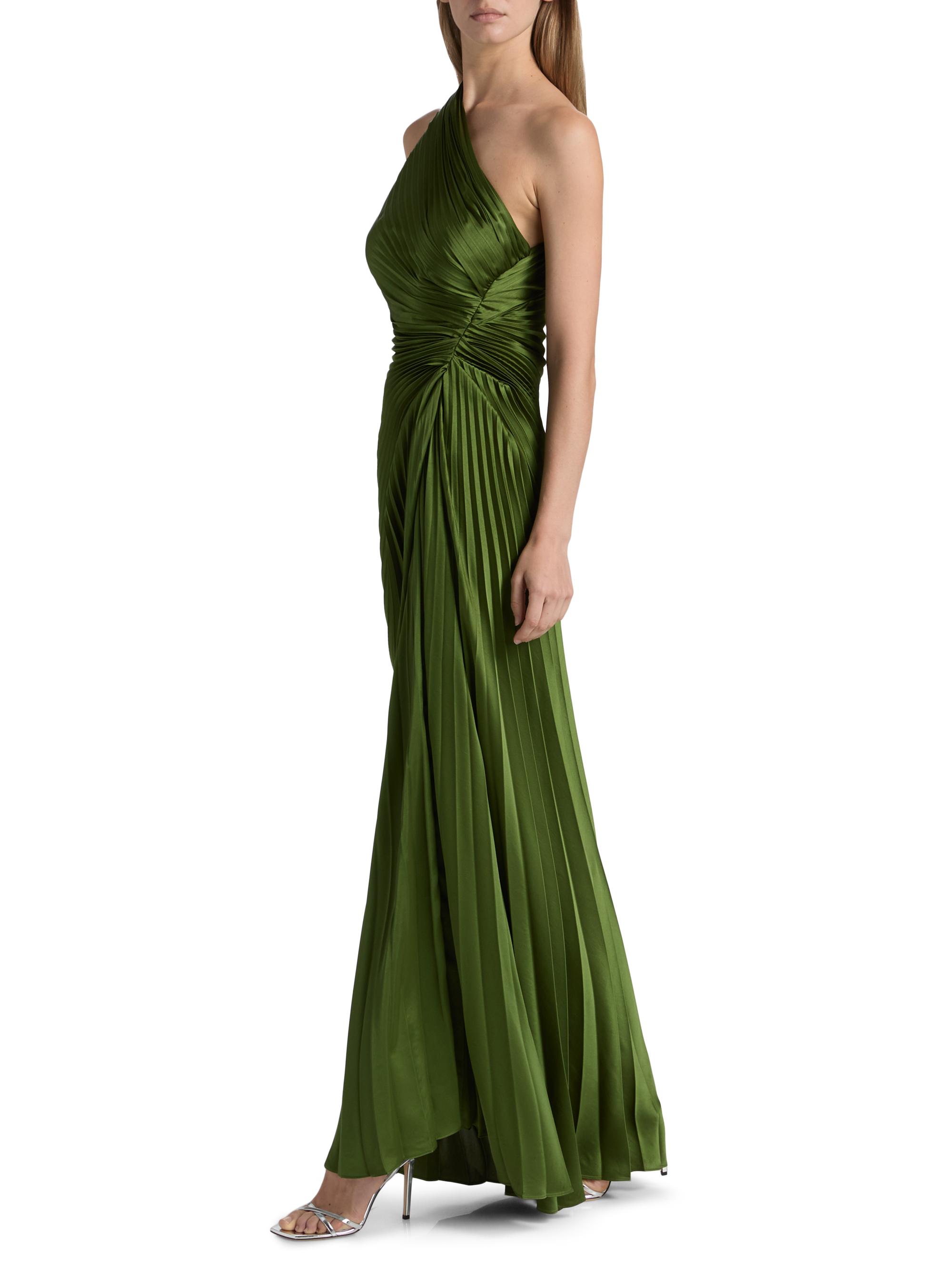 A.L.C. Lara Pleated One-Shuolder Gown | Saks Fifth Avenue
