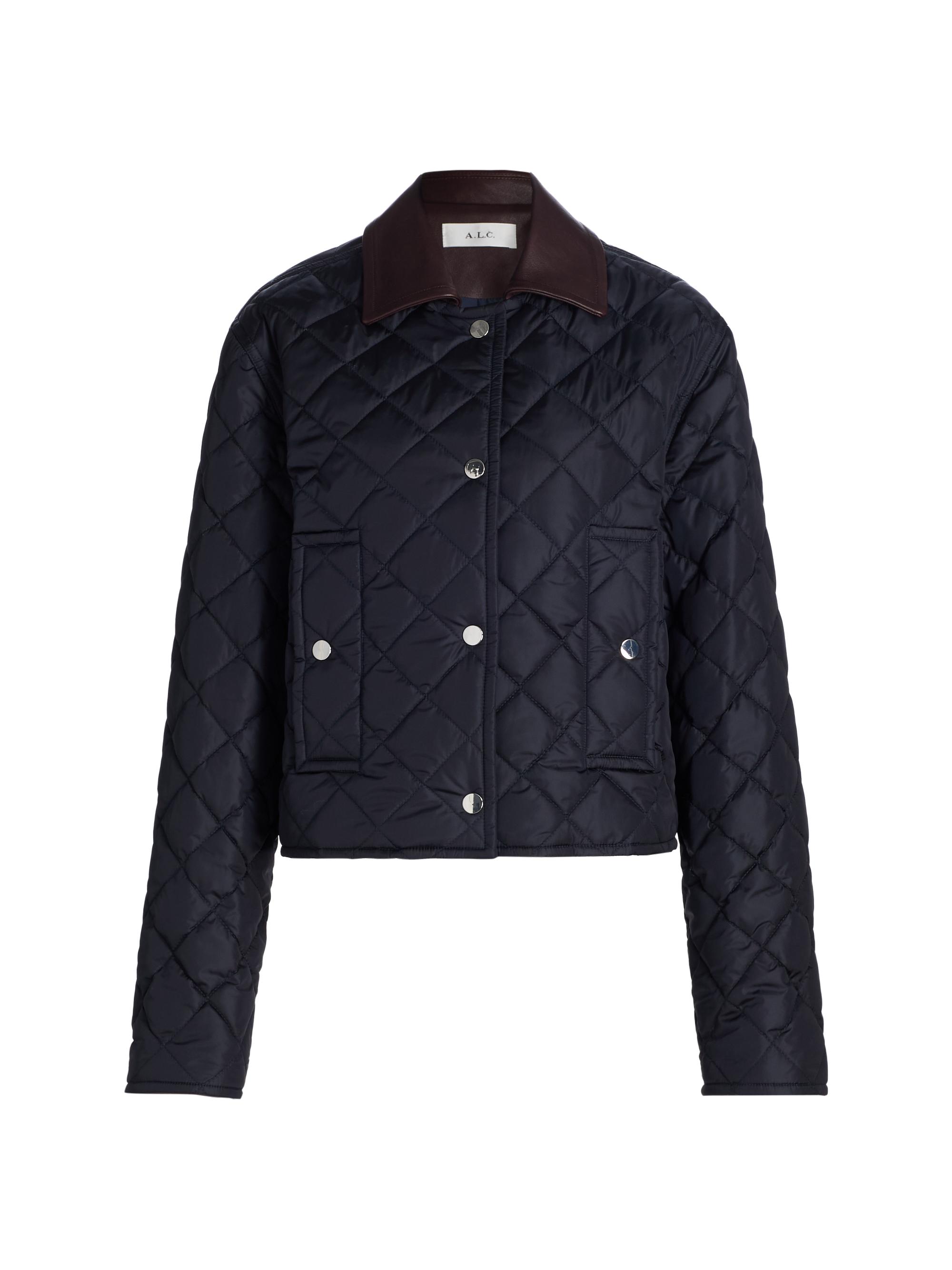 A.L.C. Women's Henri Quilted Boxy Jacket - Maritime Navy