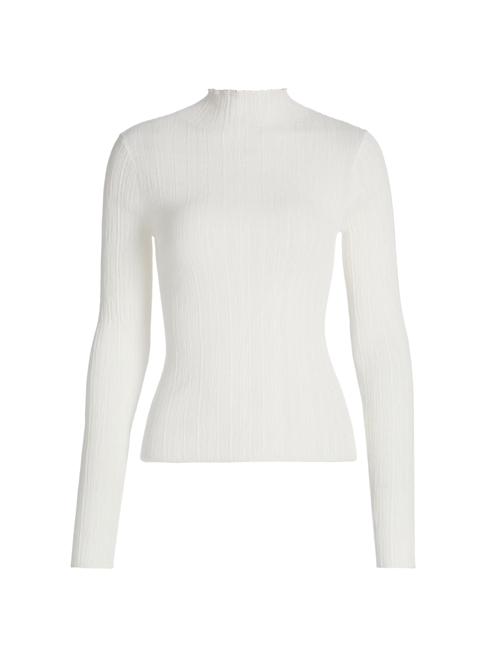 A.L.C. Jo Cotton-Blend Turtleneck Top | Saks Fifth Avenue
