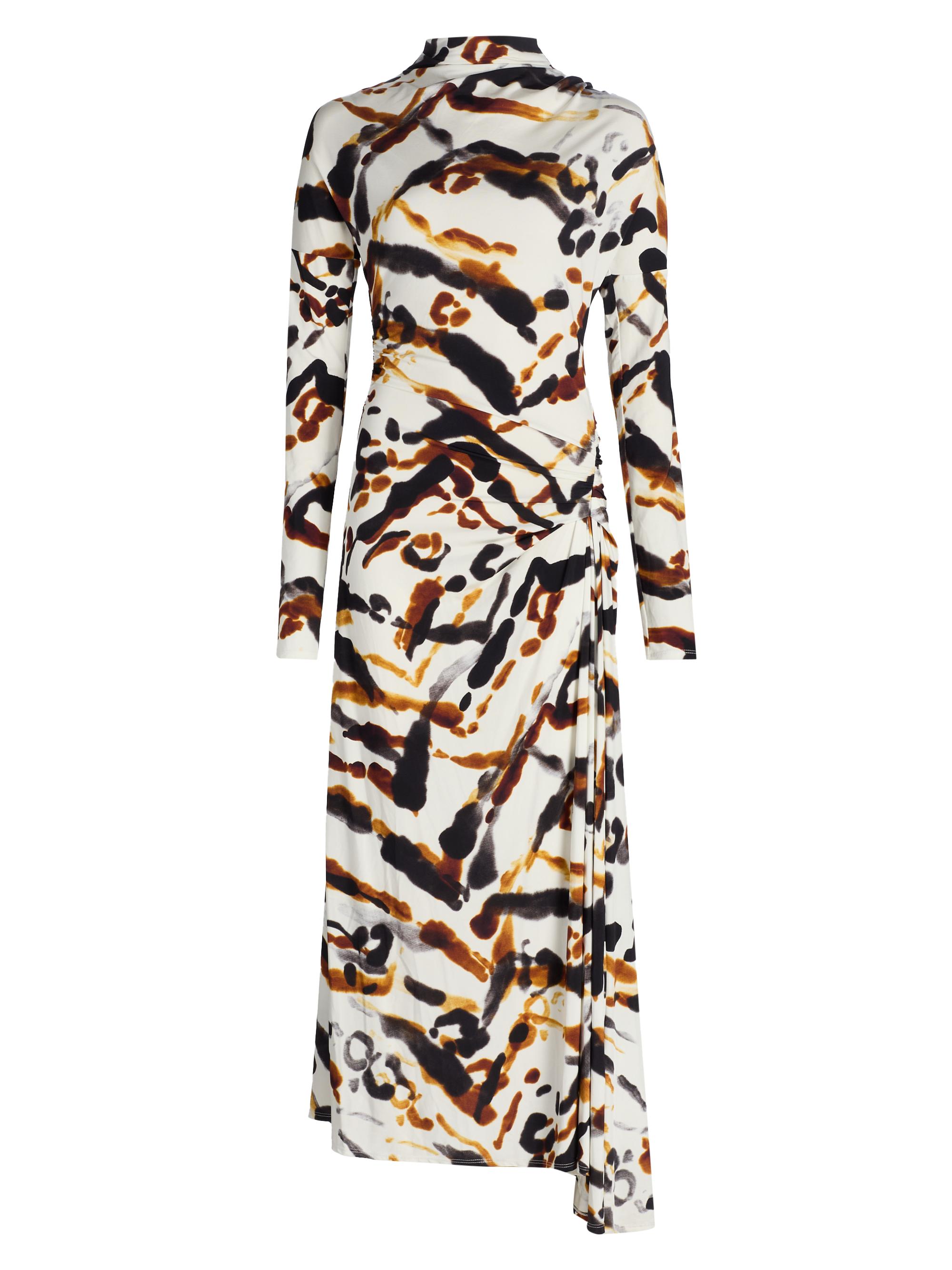 A.L.C. Lia Abstract Asymmetric Maxi Dress | Saks Fifth Avenue