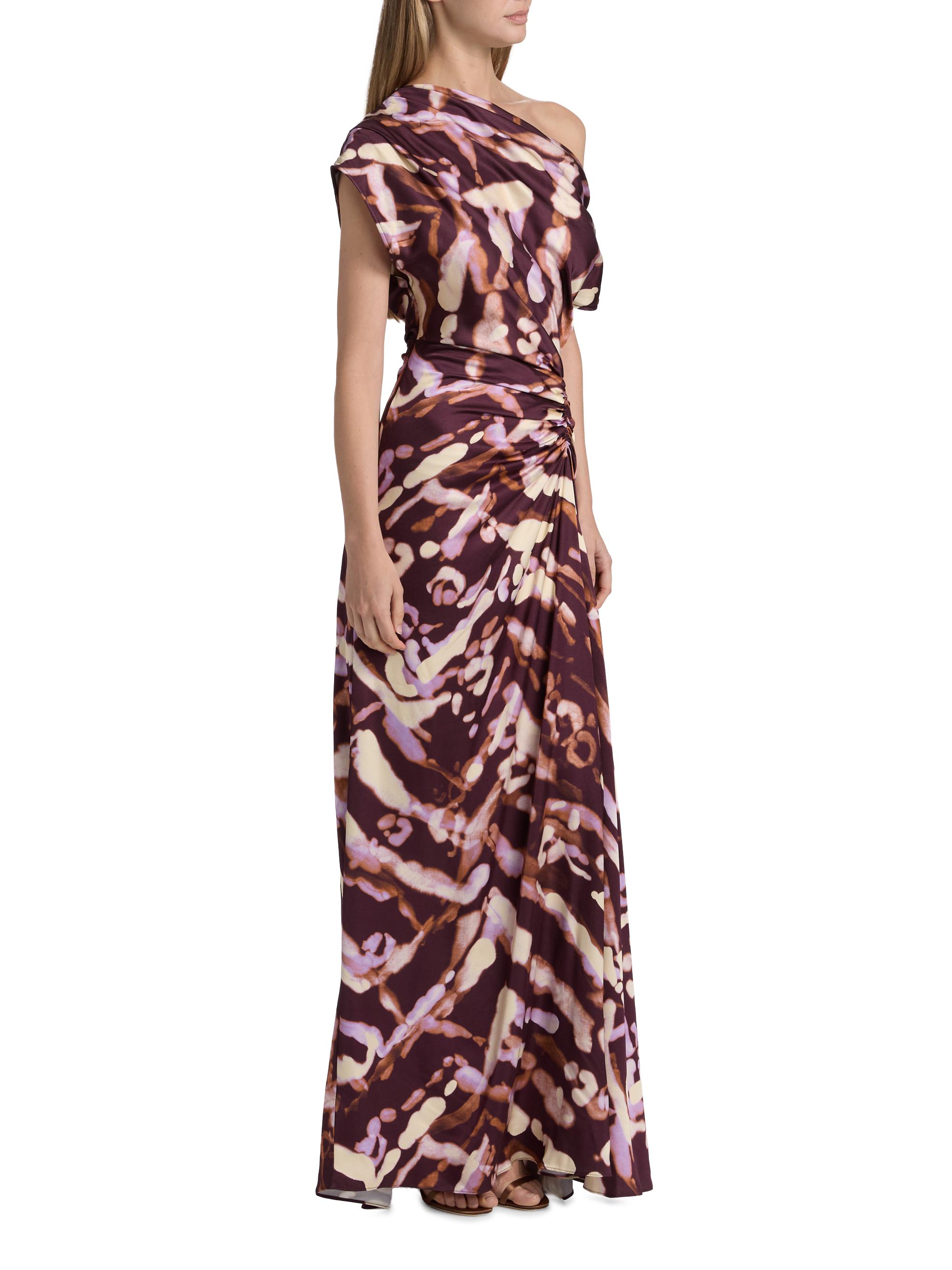 A.L.C. Poppy Printed One-Shoulder Gown | Saks Fifth Avenue