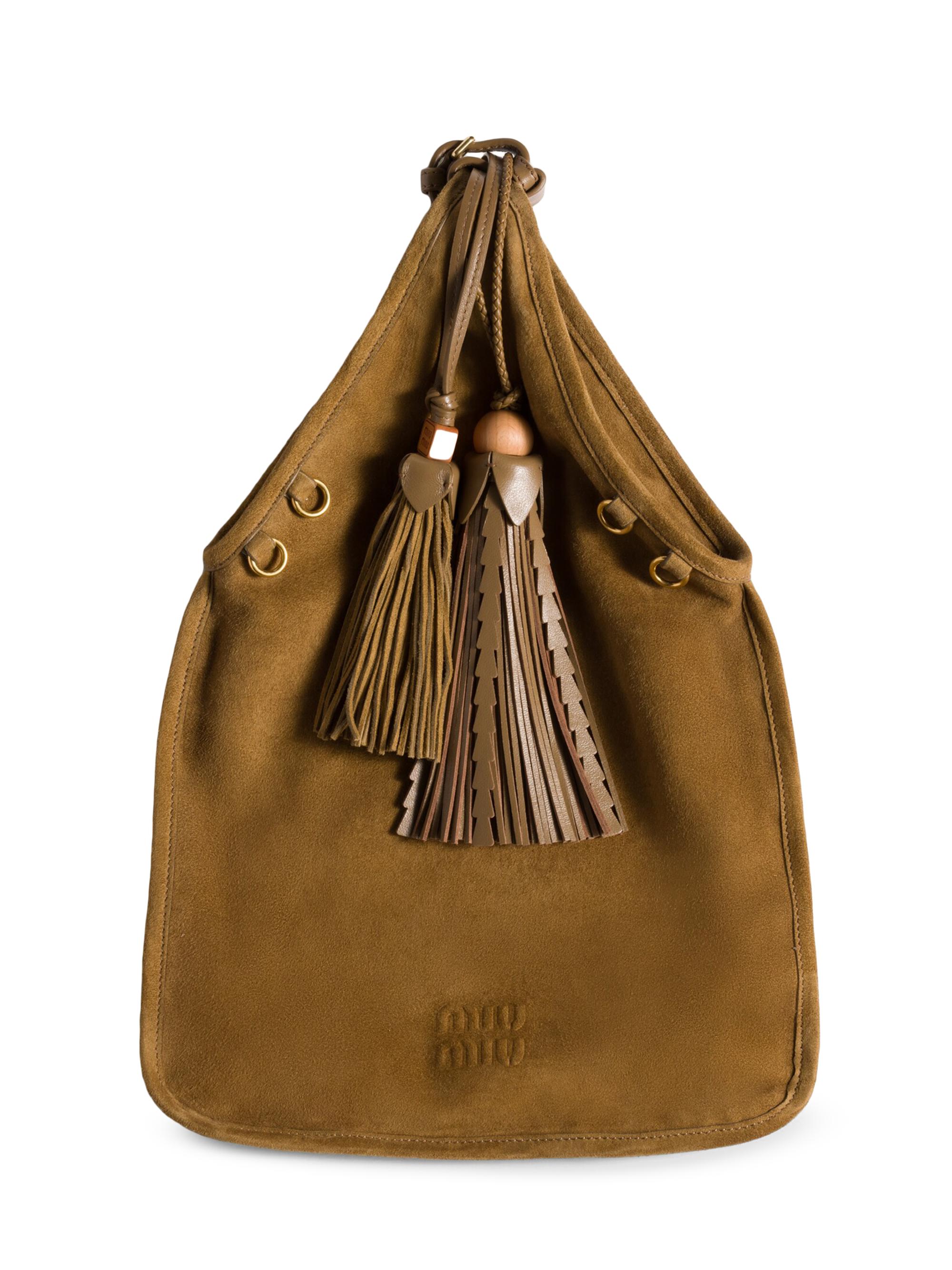 バッグ 90's MIU MIU Bamboo Handle Suede Bag バッグ 90's MIU MIU Bamboo Handle Suede Bag Miu Miu Suede