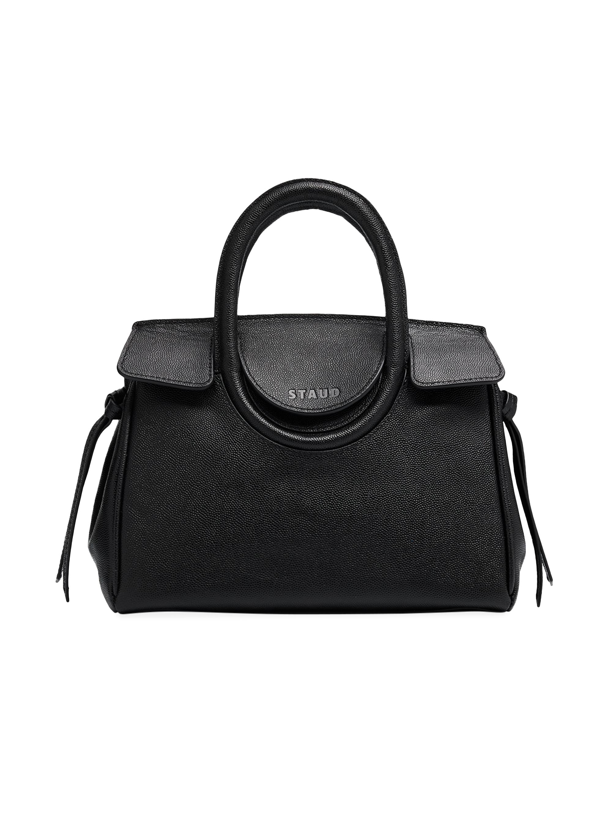 Staud Women's Maude Mini Carryall Leather Bag - Black
