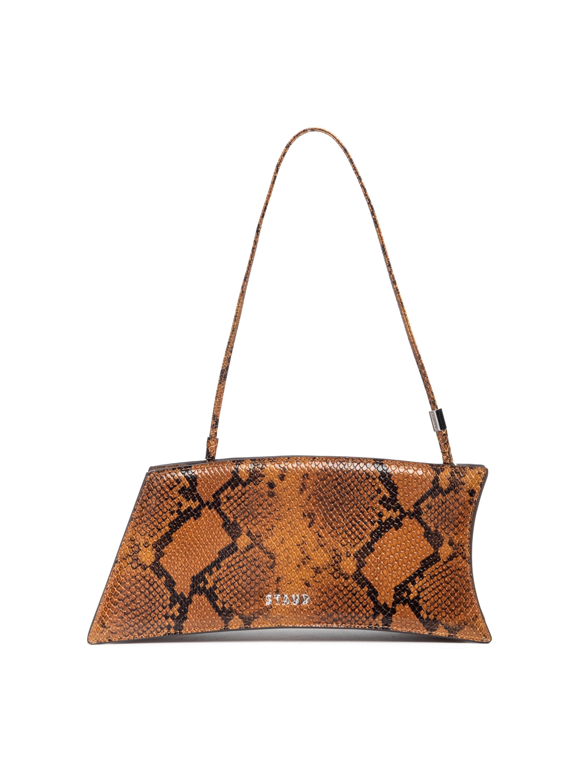 Staud Women's Coco Snakeskin-Print Leather Shoulder Bag - Snake