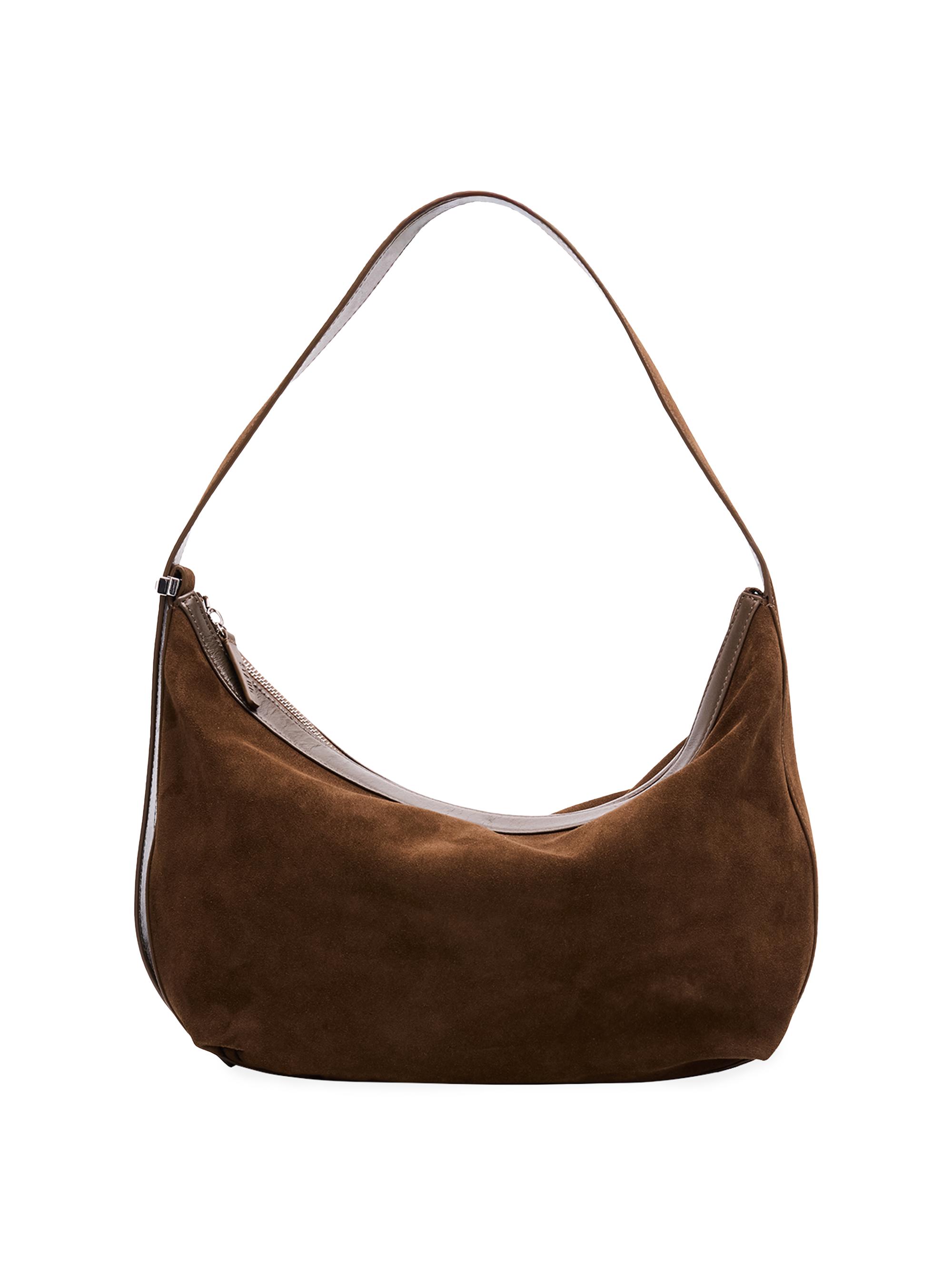 Staud Women's  Demy Suede Hobo Bag - Truffle