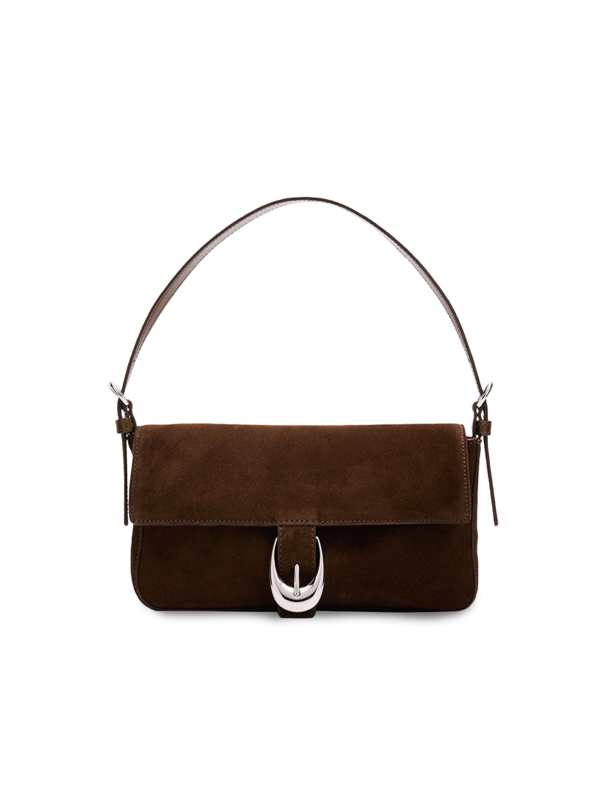Staud Women's Harlow Suede Shoulder Bag - Truffle