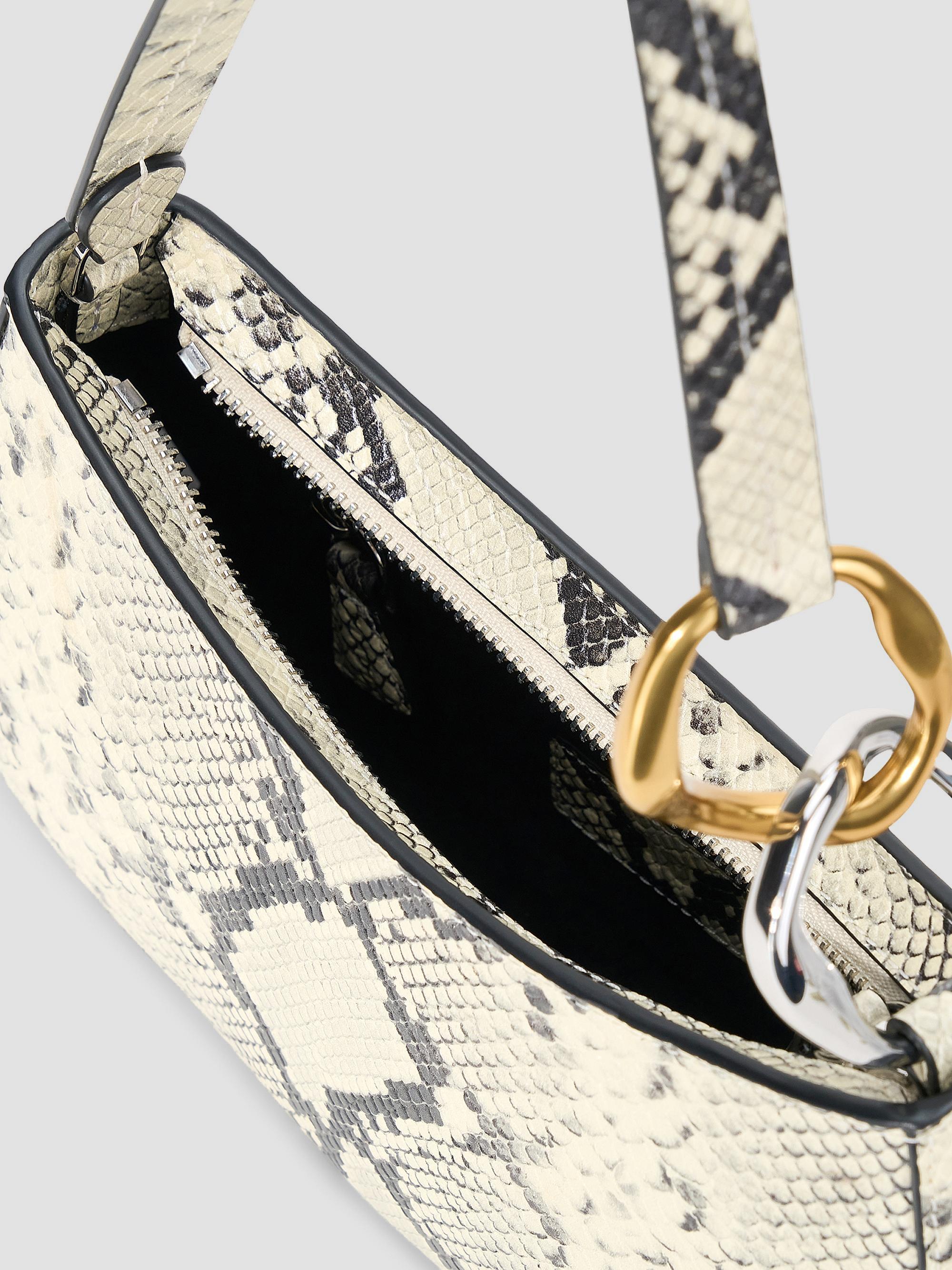 Staud Ollie Snakeskin-Print Leather Shoulder Bag | Saks Fifth Avenue