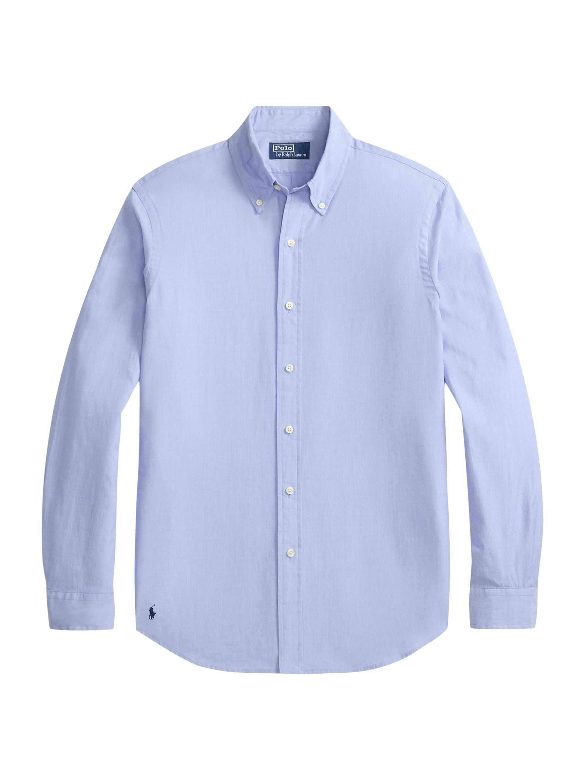 Polo Ralph Lauren Men's Classic-Fit End-On-End Cotton Shirt - Bluewhite