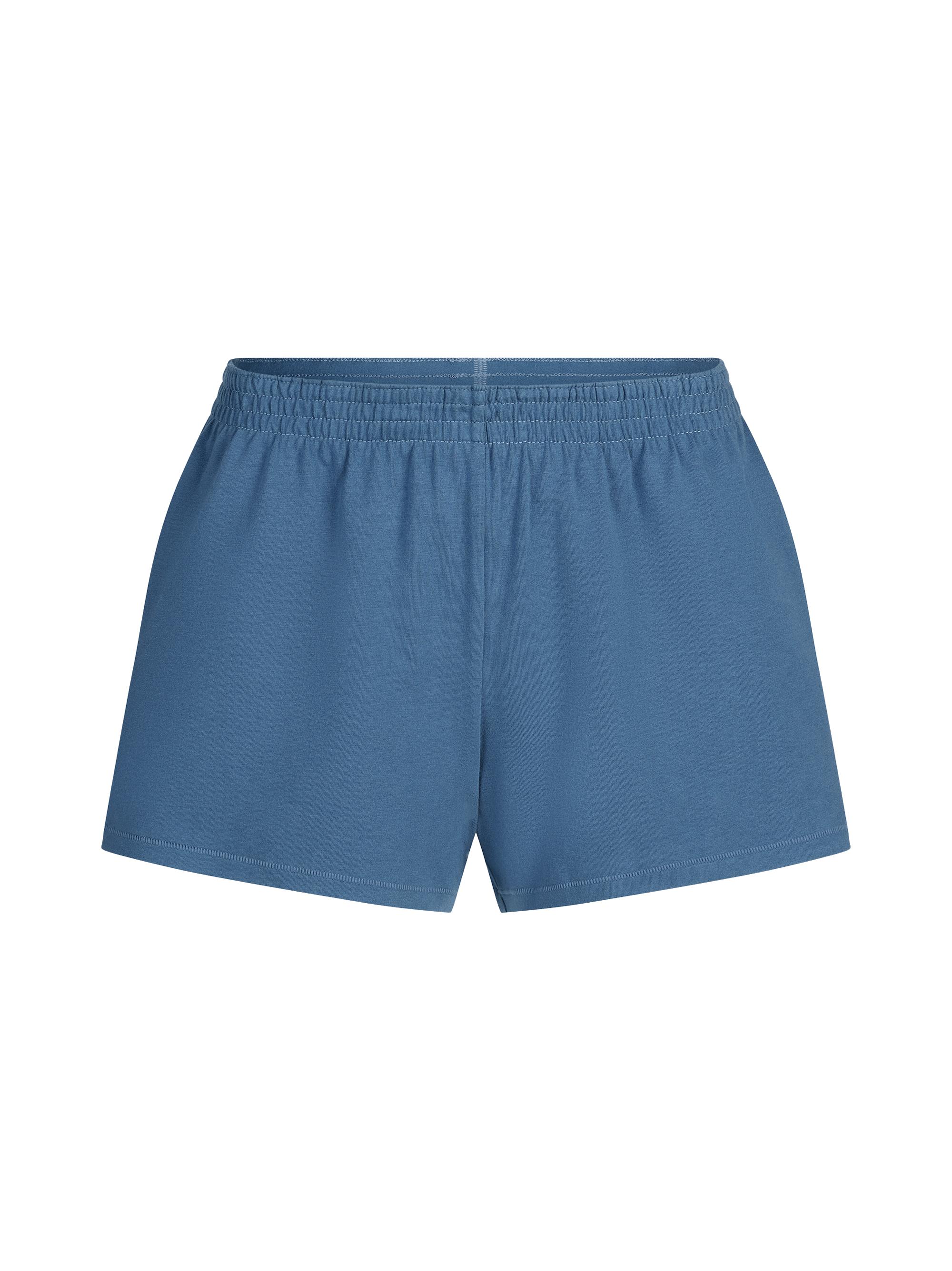 SKIMS Women's Cotton Jersey Loose Shorts - Harbor - Women's Clothing