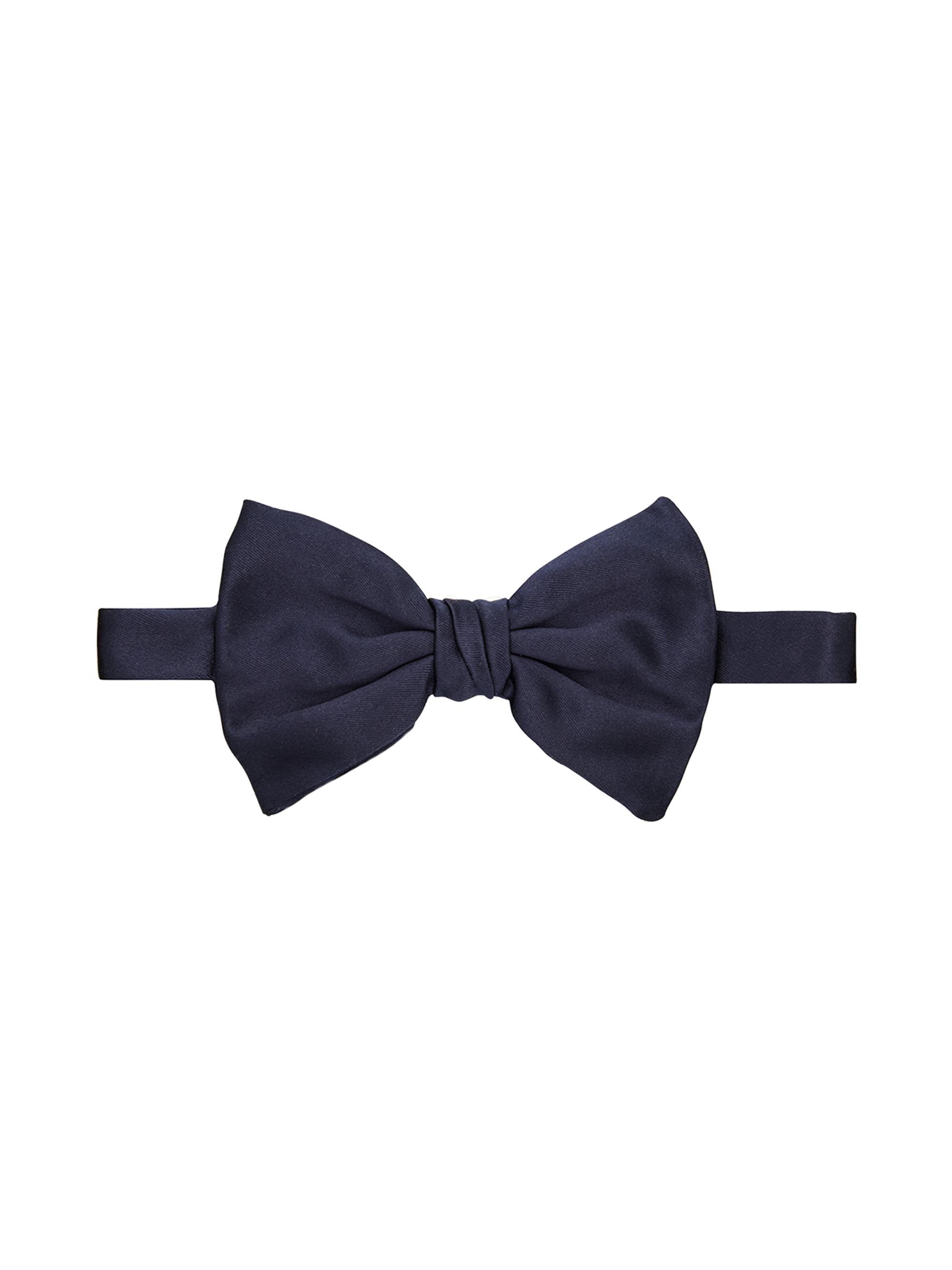 Giorgio Armani Men's Silk Pre-Tied Bow Tie - Blue