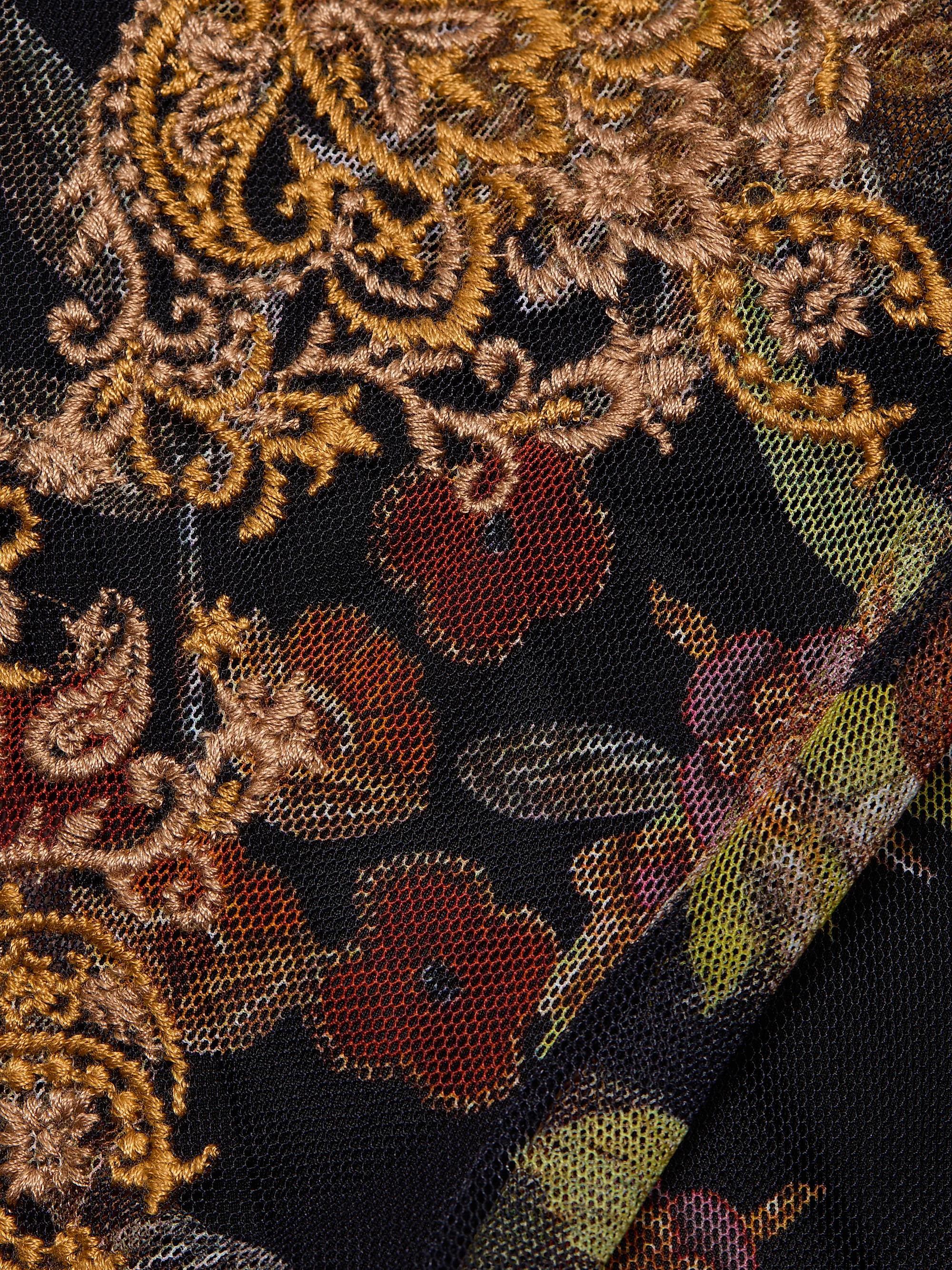 Johnny Was Francisca Mesh Blouse | Saks Fifth Avenue