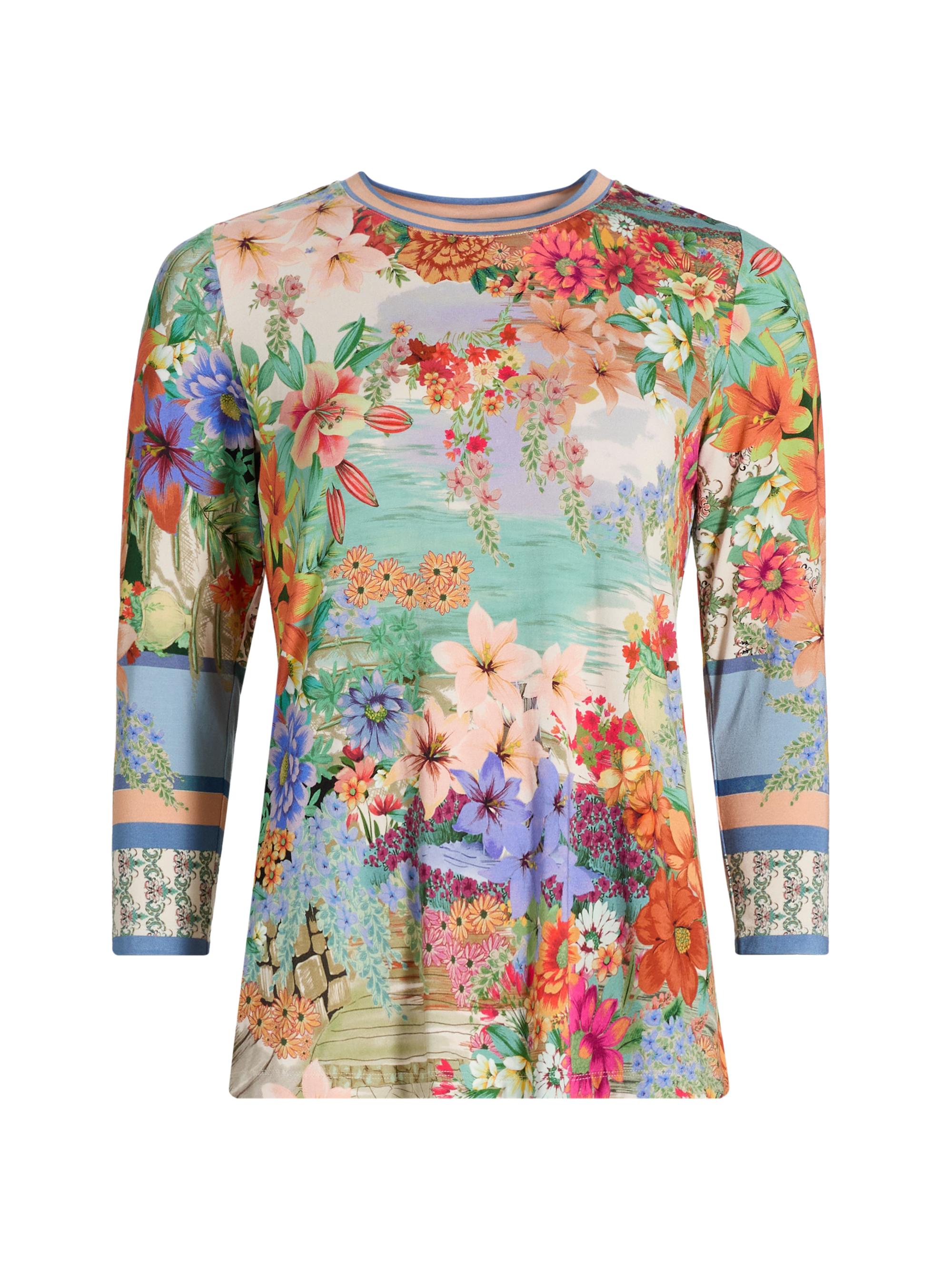 Johnny Was Women's Plus The Janie Favortie T-Shirt - Asteria