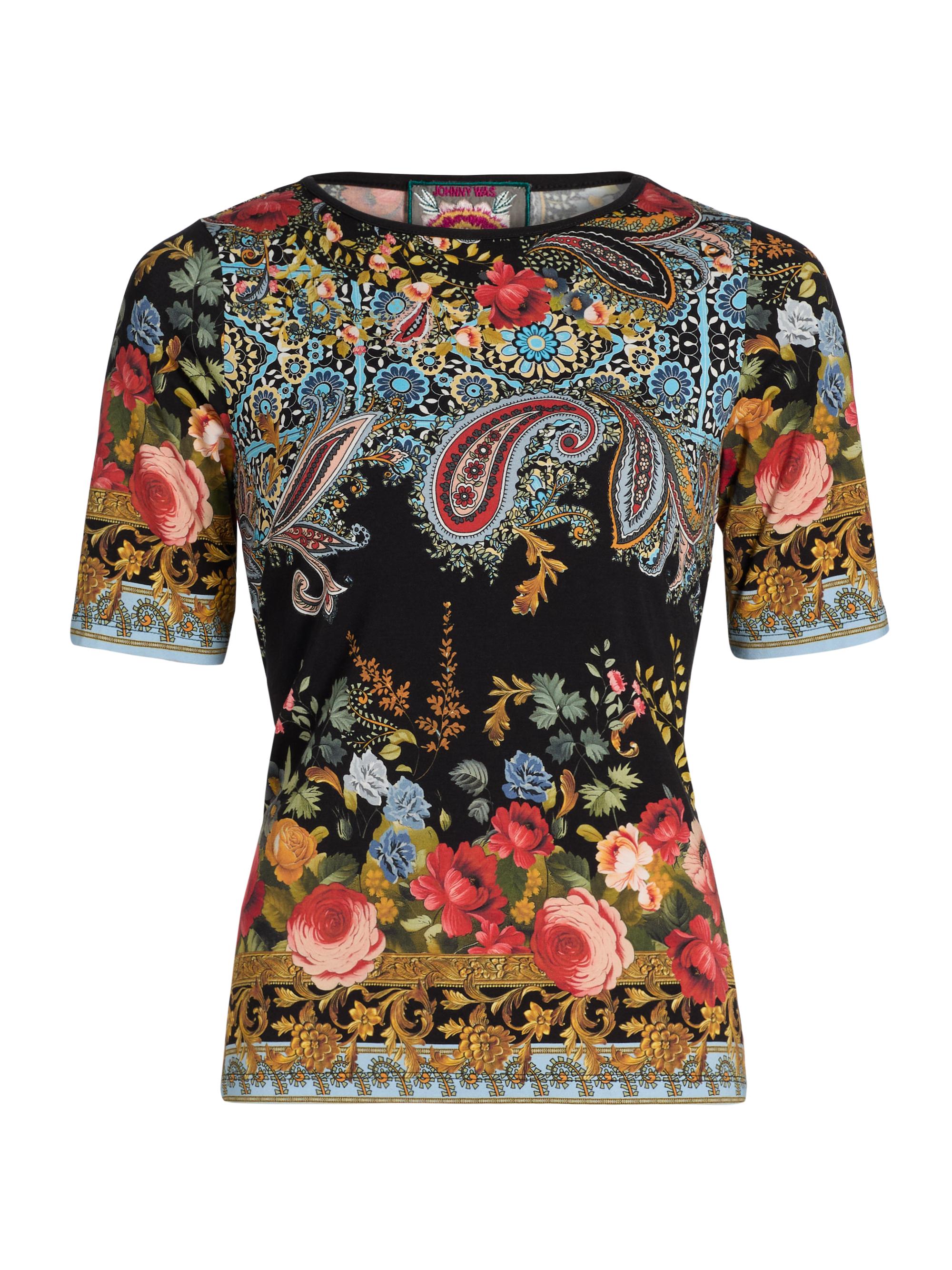 Johnny Was Women's Plus Janie Favorite Printed T-Shirt - Leto