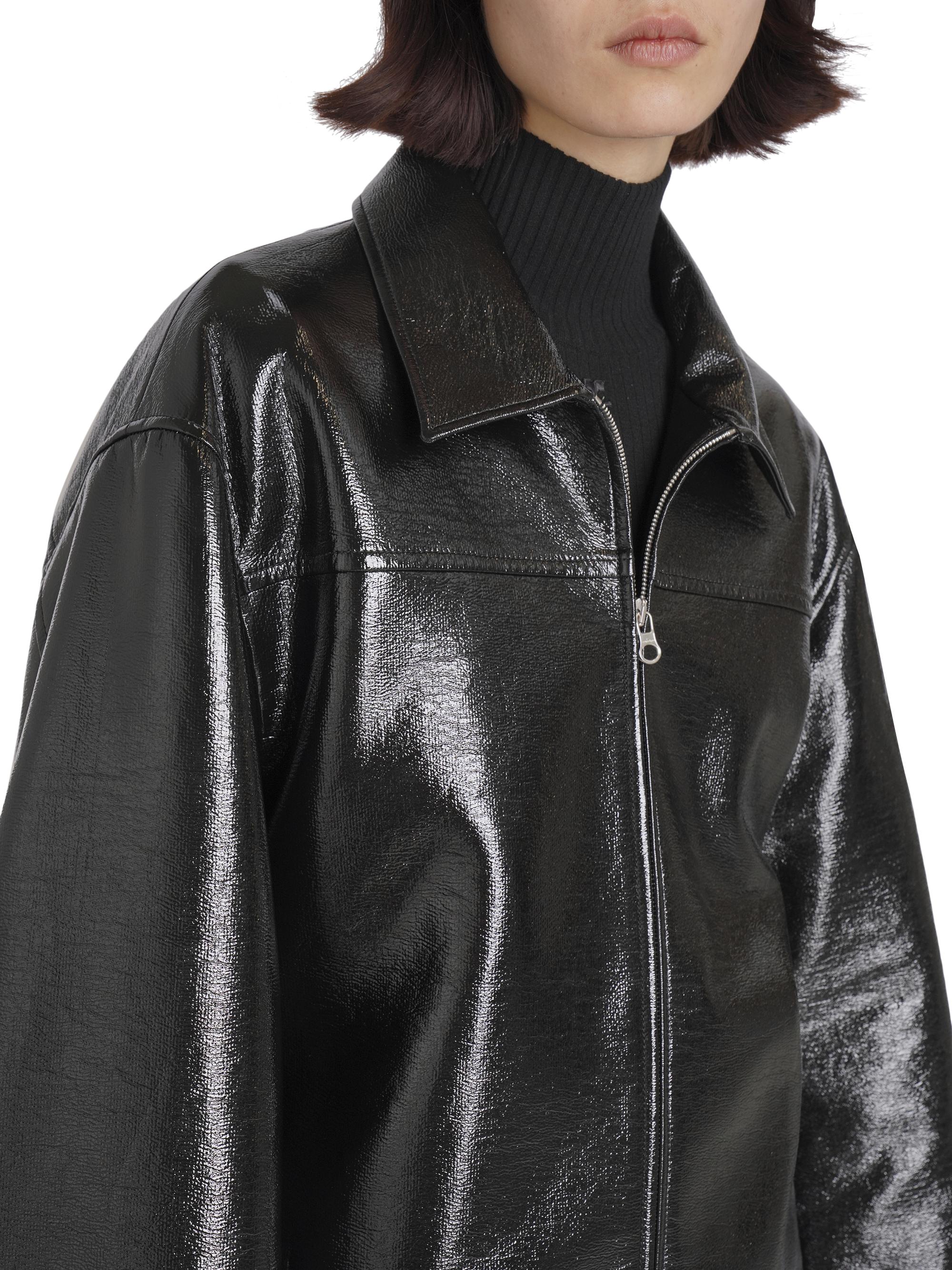 Courreges Vinyl Maxi Bomber Jacket | Saks Fifth Avenue