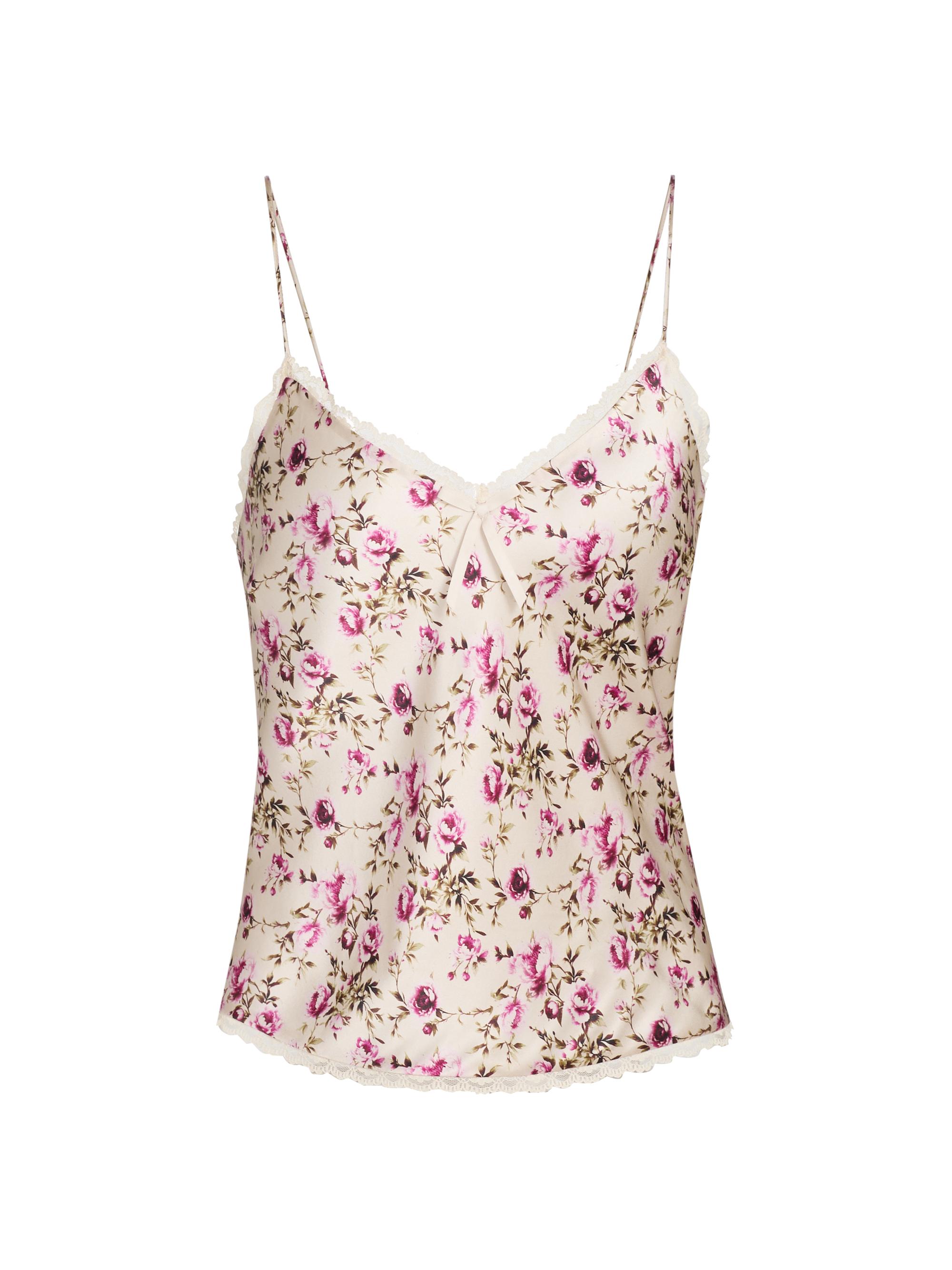Cami NYC Women's Judy Floral Silk Camisole - Camellia Ditsy