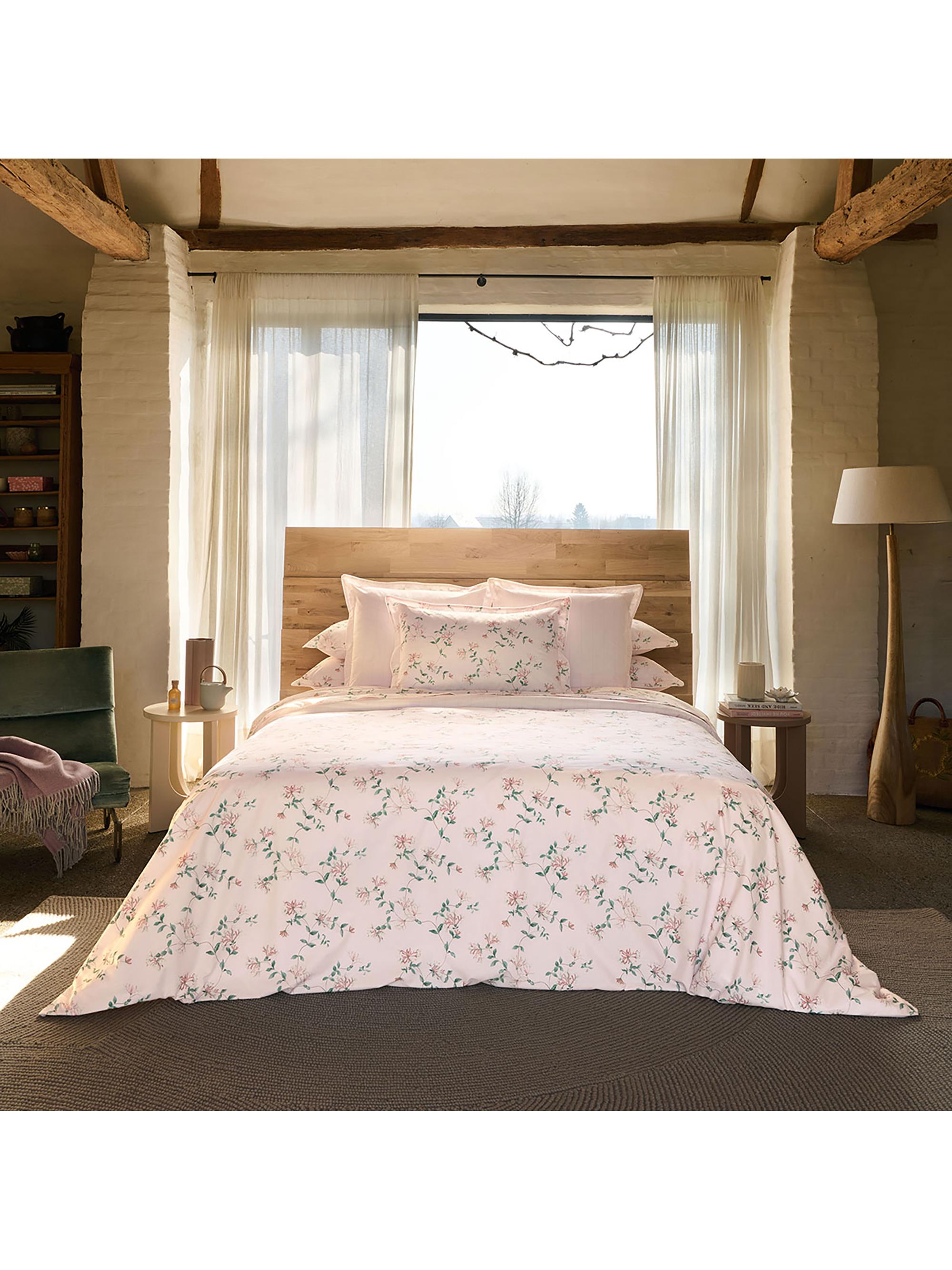 Anne de Solène Nature Duvet Cover, Pillowcases, & Sham Collection - Pink Boudoir