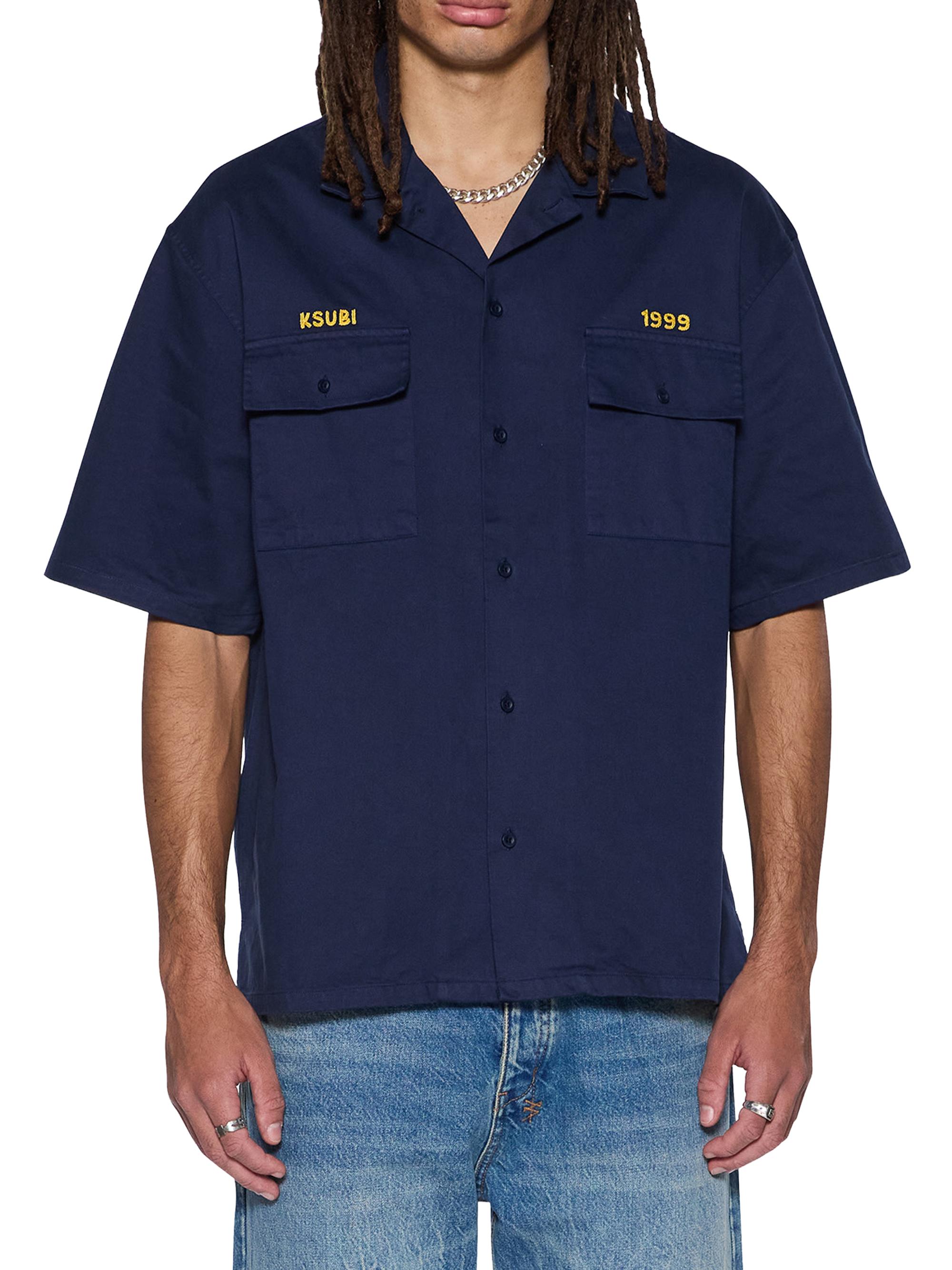 Ksubi Men's Neo-Nostalgia Mekanik Boiler Shirt - Navy