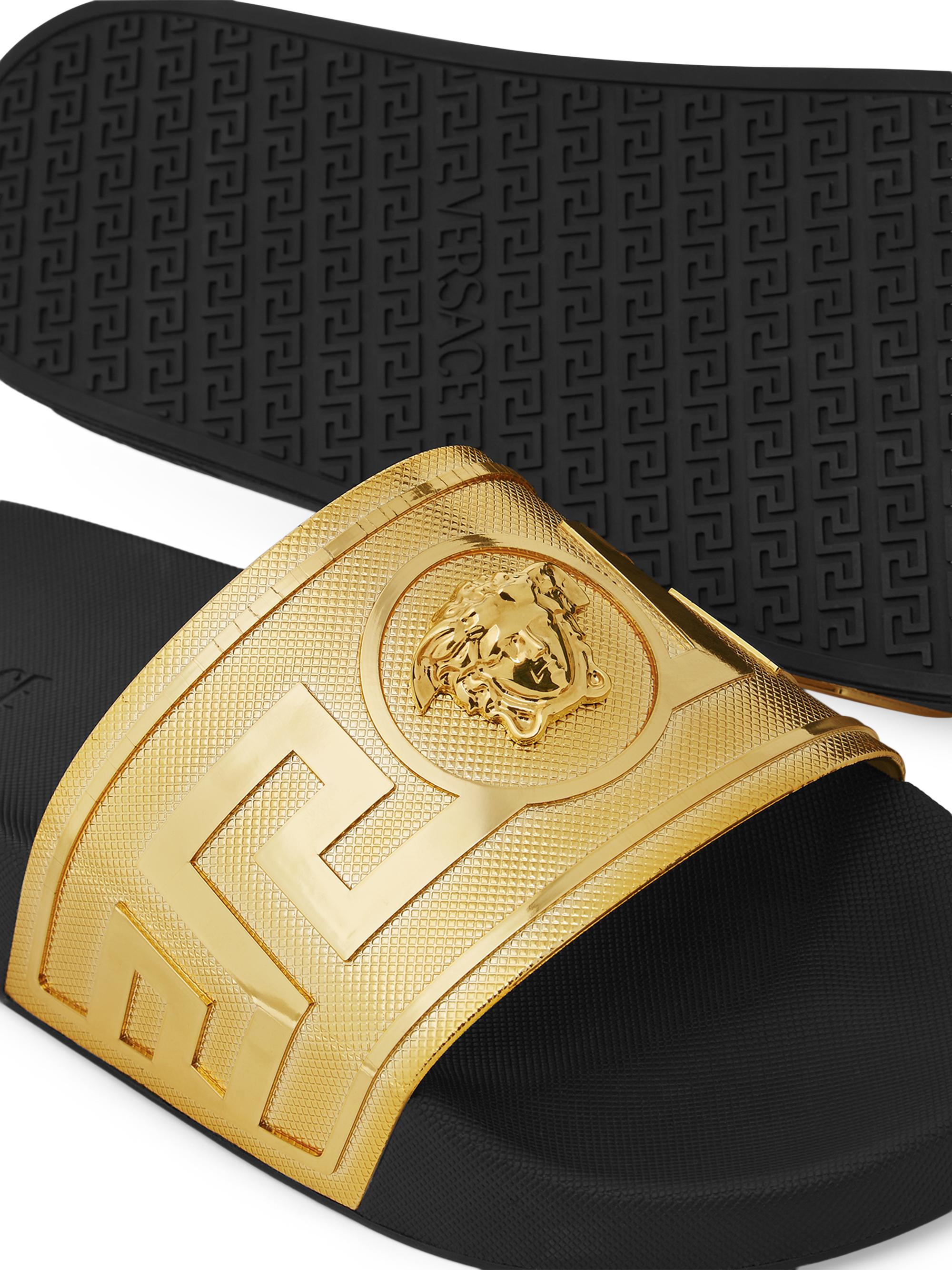 Versace Medusa Rubber Slides | Saks Fifth Avenue