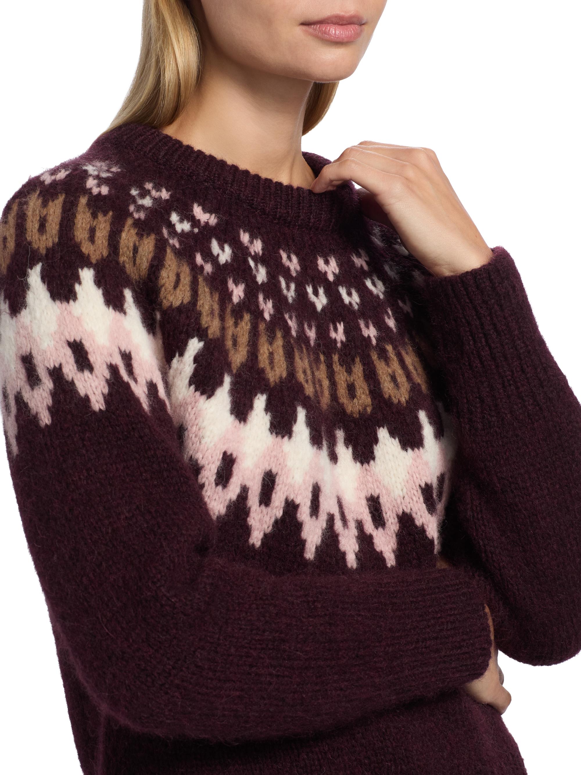 Veronica Beard Anne Alpaca-Blend Fair Isle Sweater | Saks Fifth Avenue